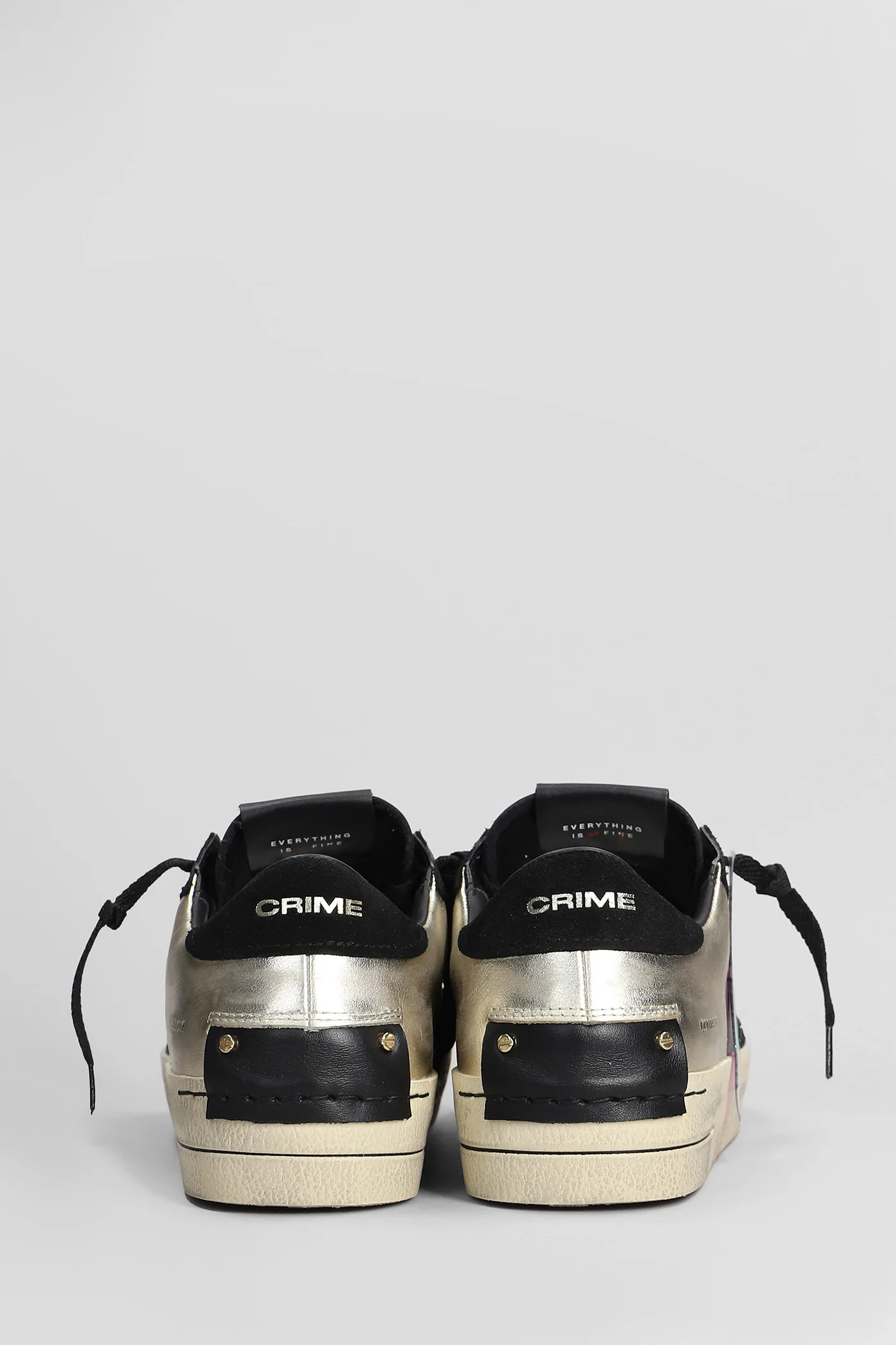 Sk8 Deluxe Sneakers in black leather - Image 4