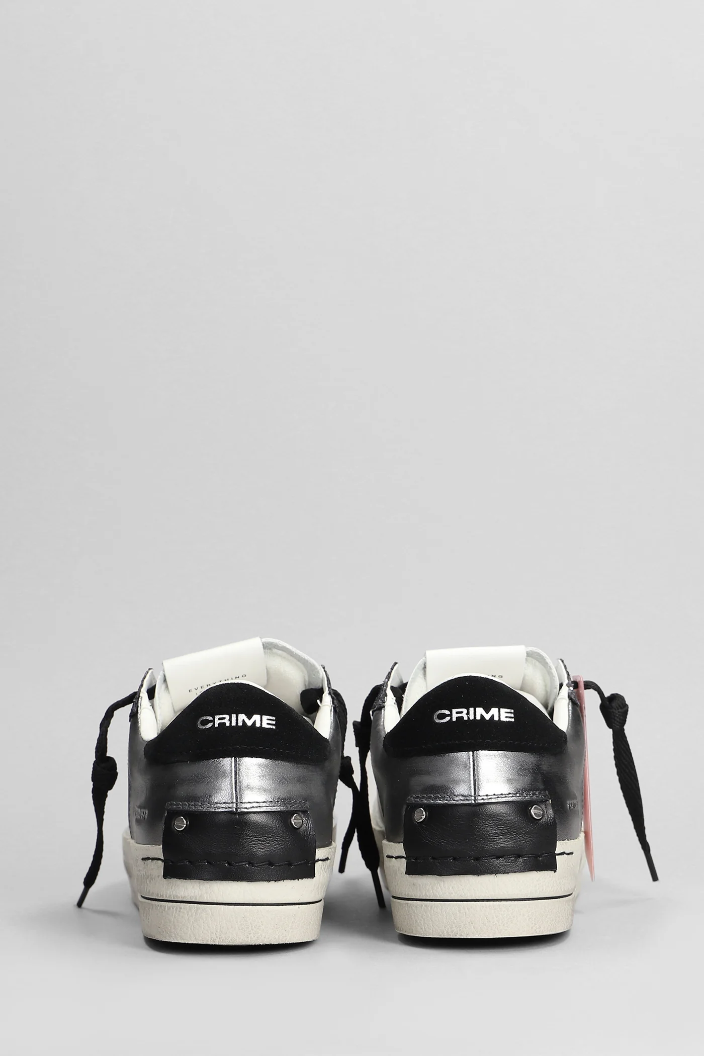 Sk8 Deluxe Sneakers in white leather - Image 4