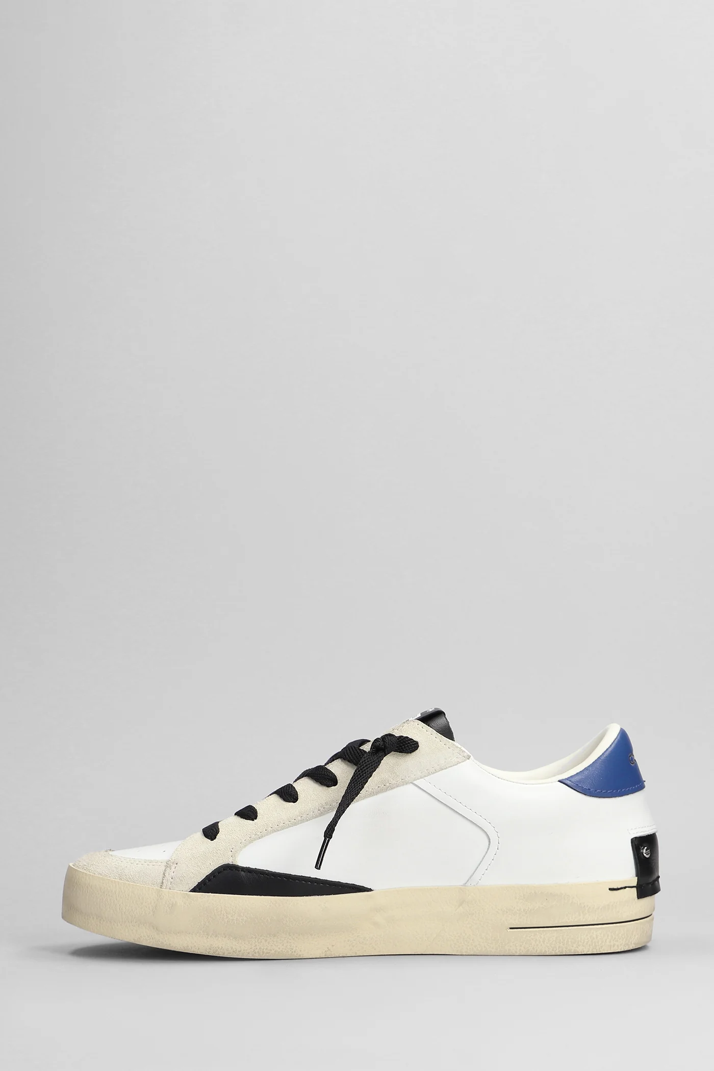 Sk8 Deluxe Sneakers in white leather - Image 3