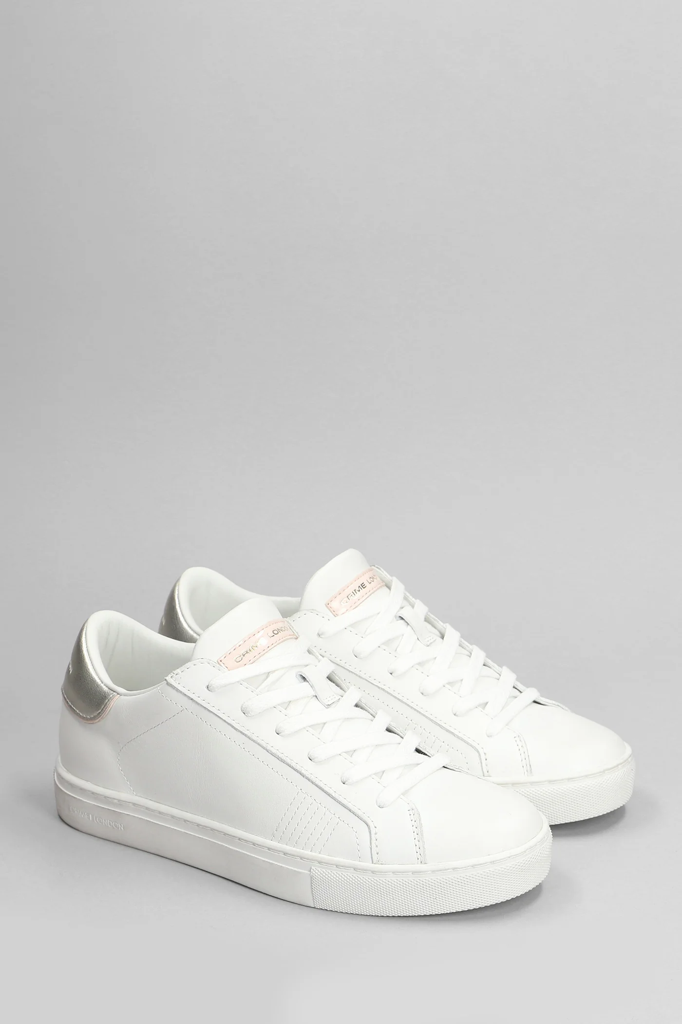 Sneakers in white leather - Image 2