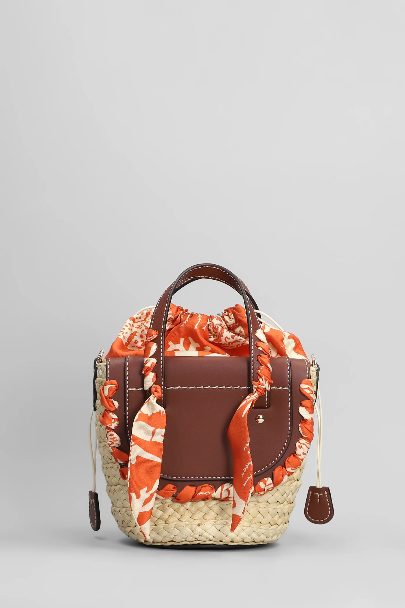 Habanera mini Tote in beige raffia - Image 3
