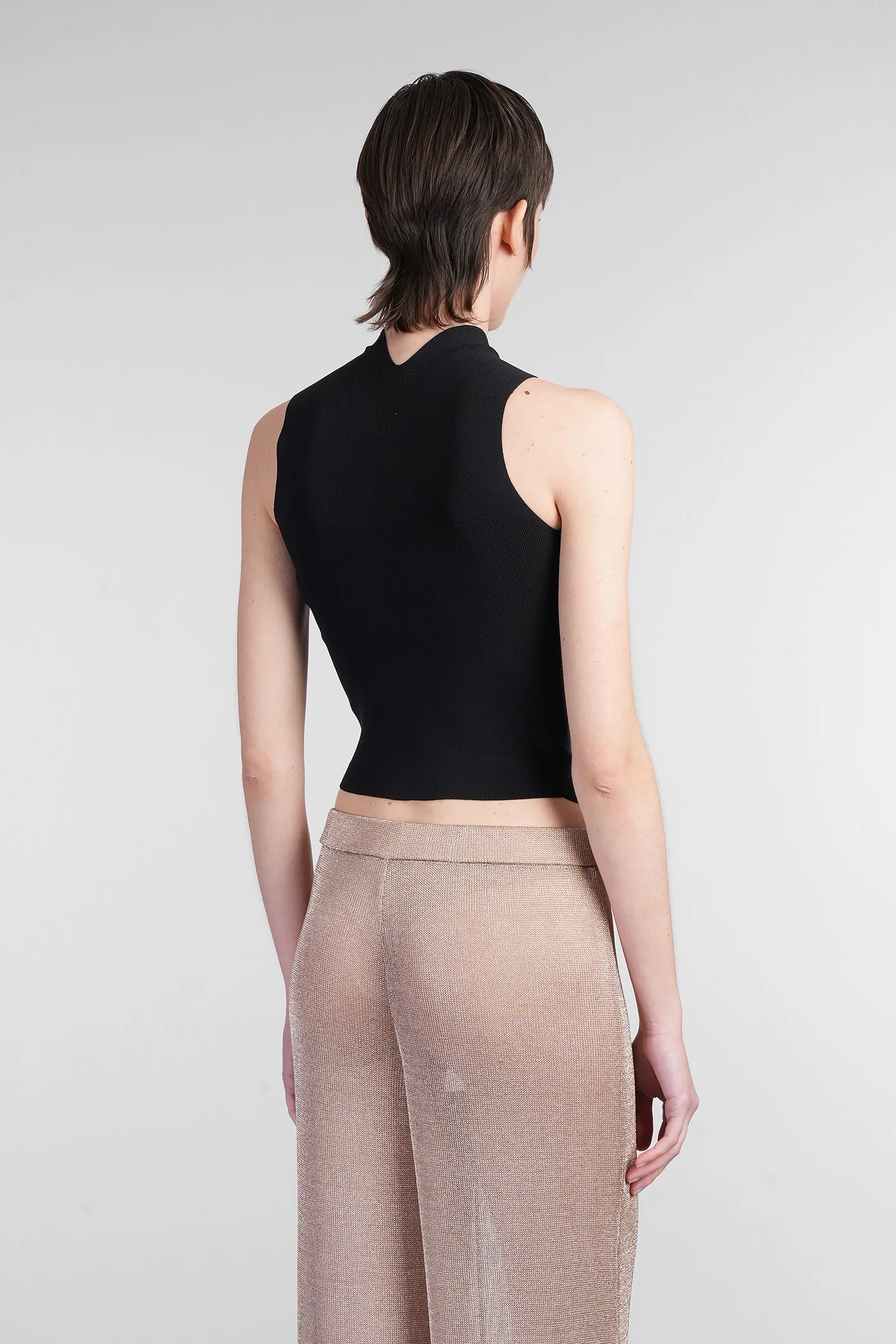 Chris Topwear in black viscose - Image 3