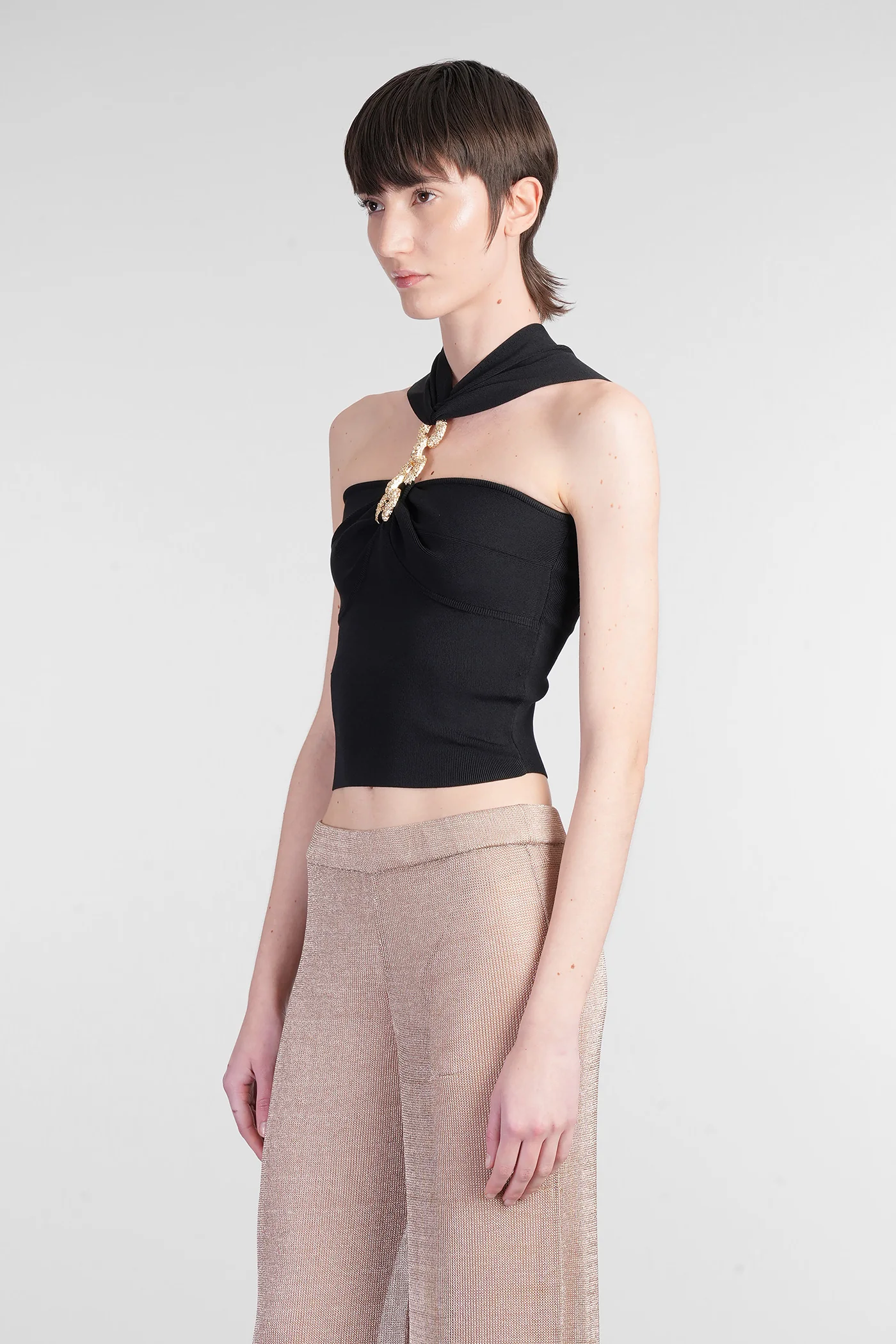 Chris Topwear in black viscose - Image 4