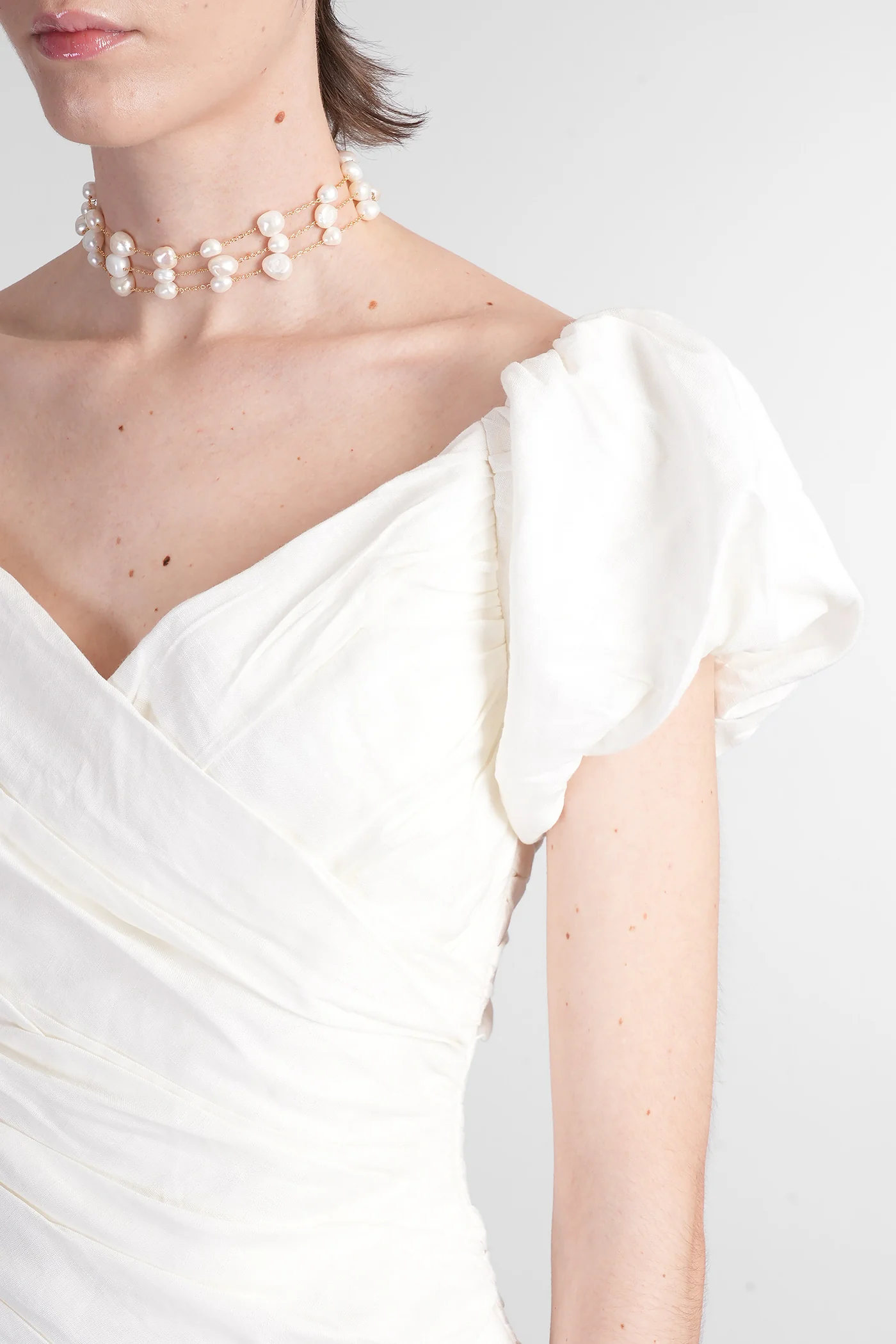 Helene Topwear in white linen - Image 5