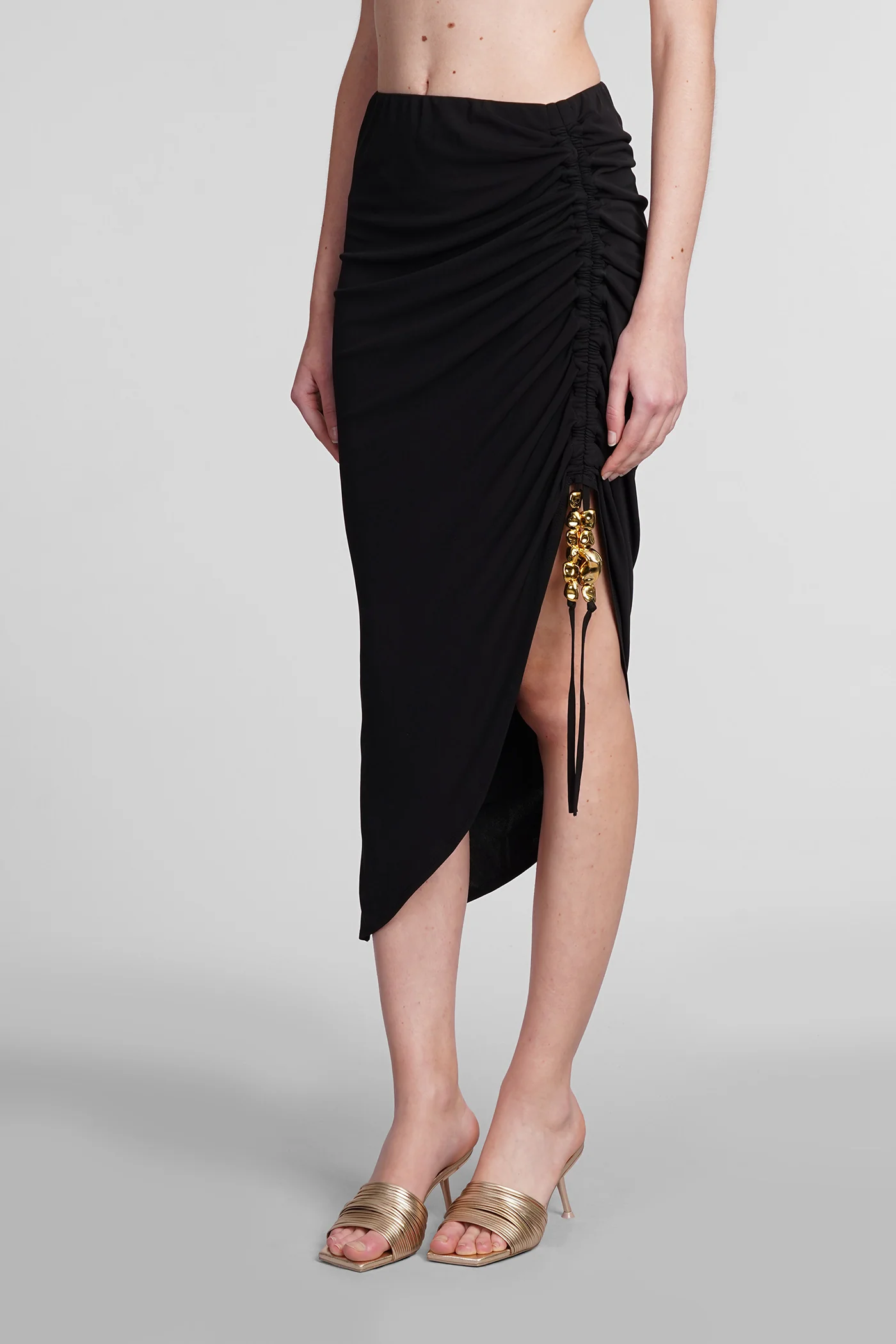 Icarus Skirt in black viscose - Image 4