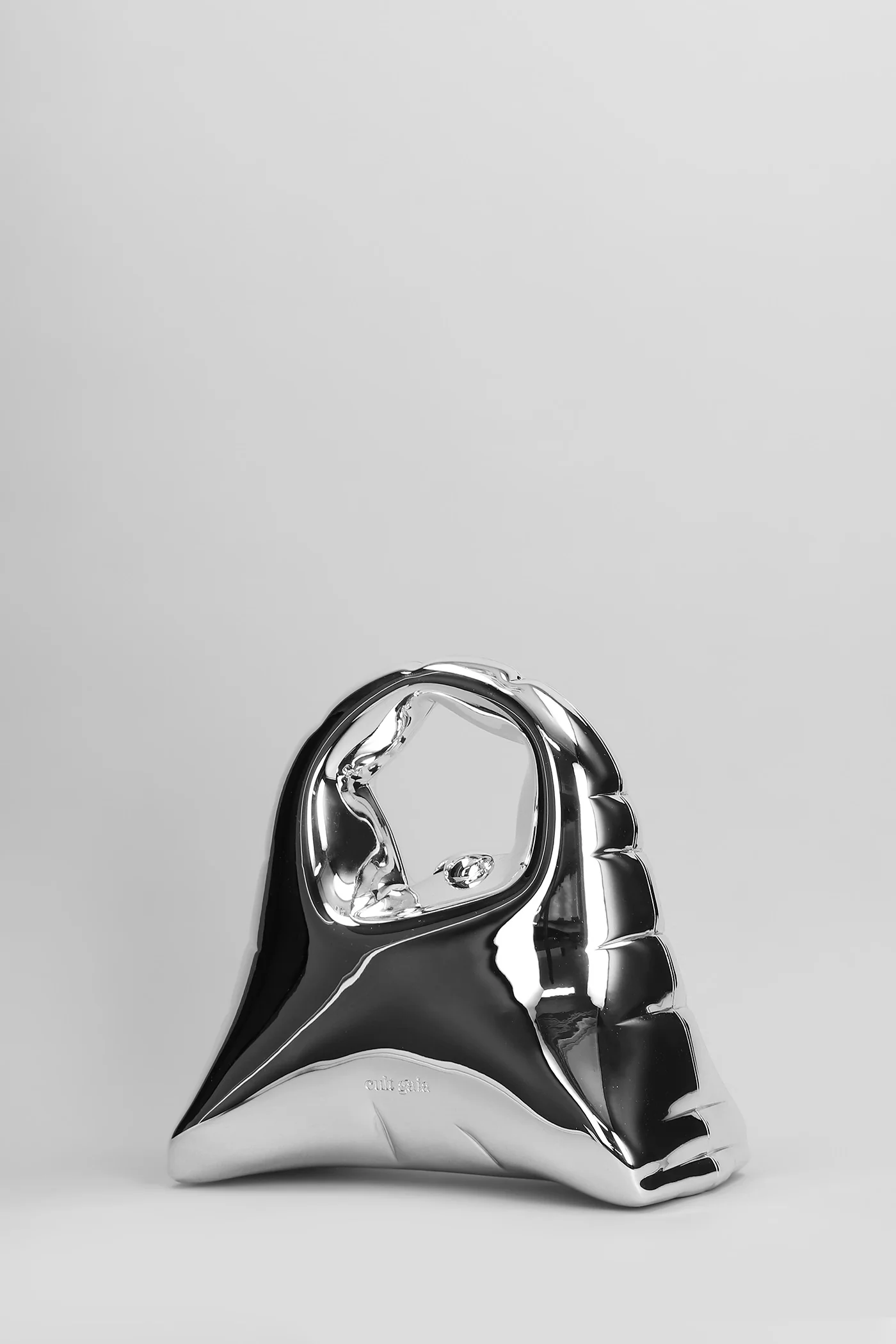 Inara Hand bag in silver acrylic - Image 2