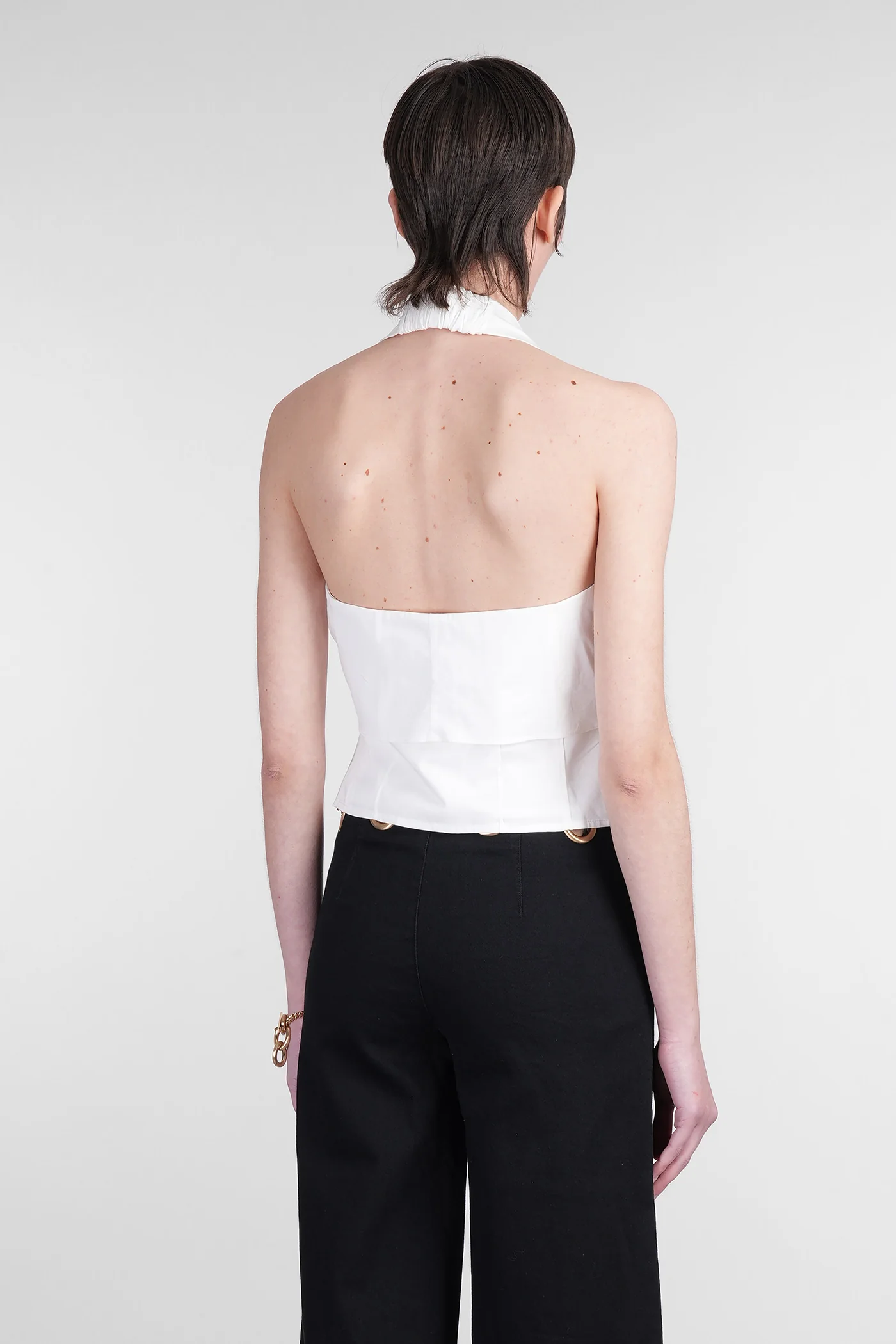 Liliana Topwear in white cotton - Image 3