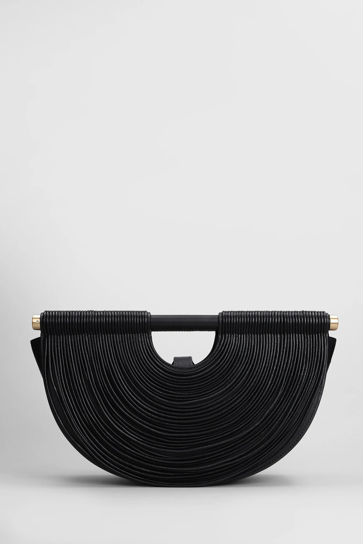 Lou Hand bag in black leather - Image 3