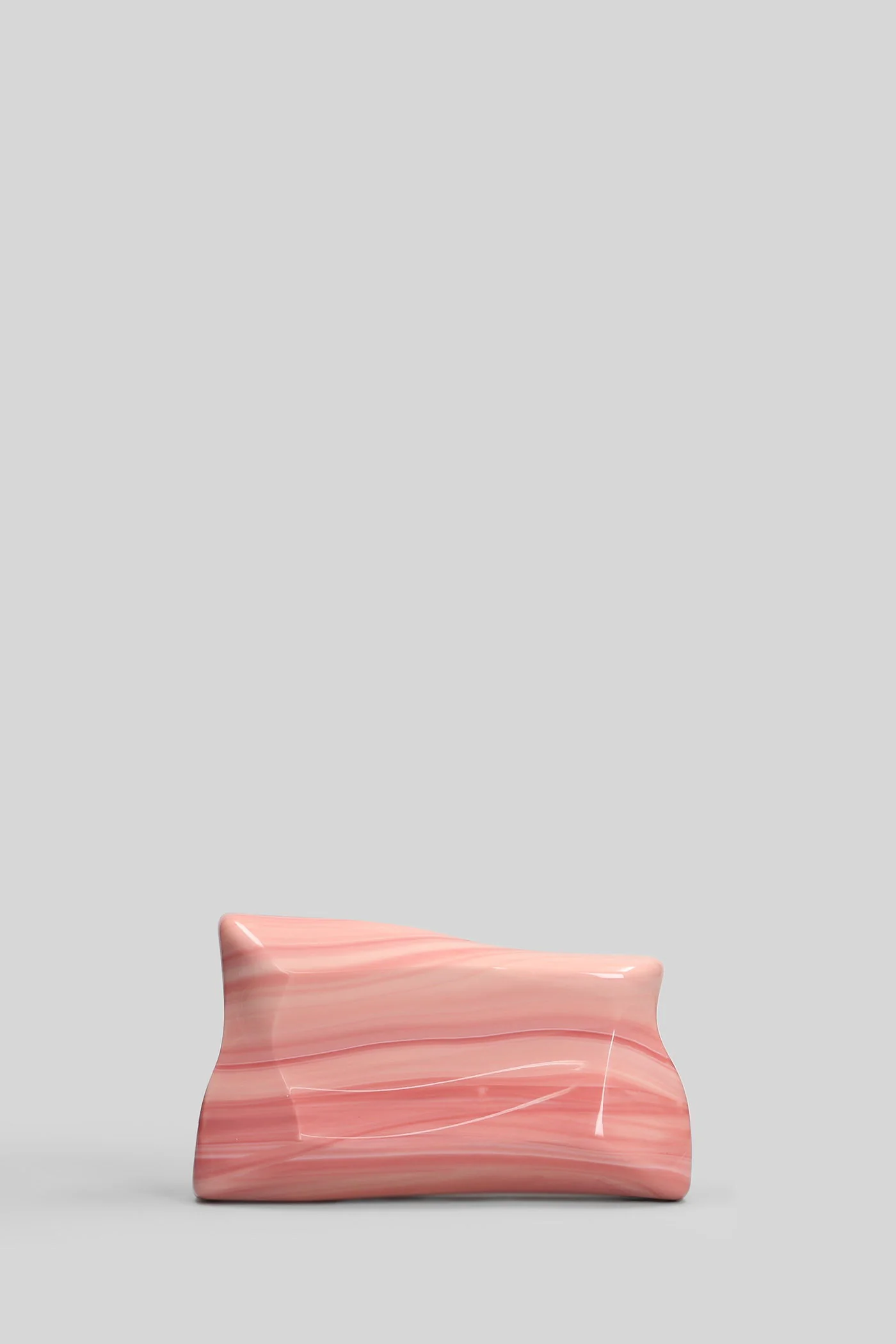 Malaya Clutch in rose-pink acrylic - Image 3