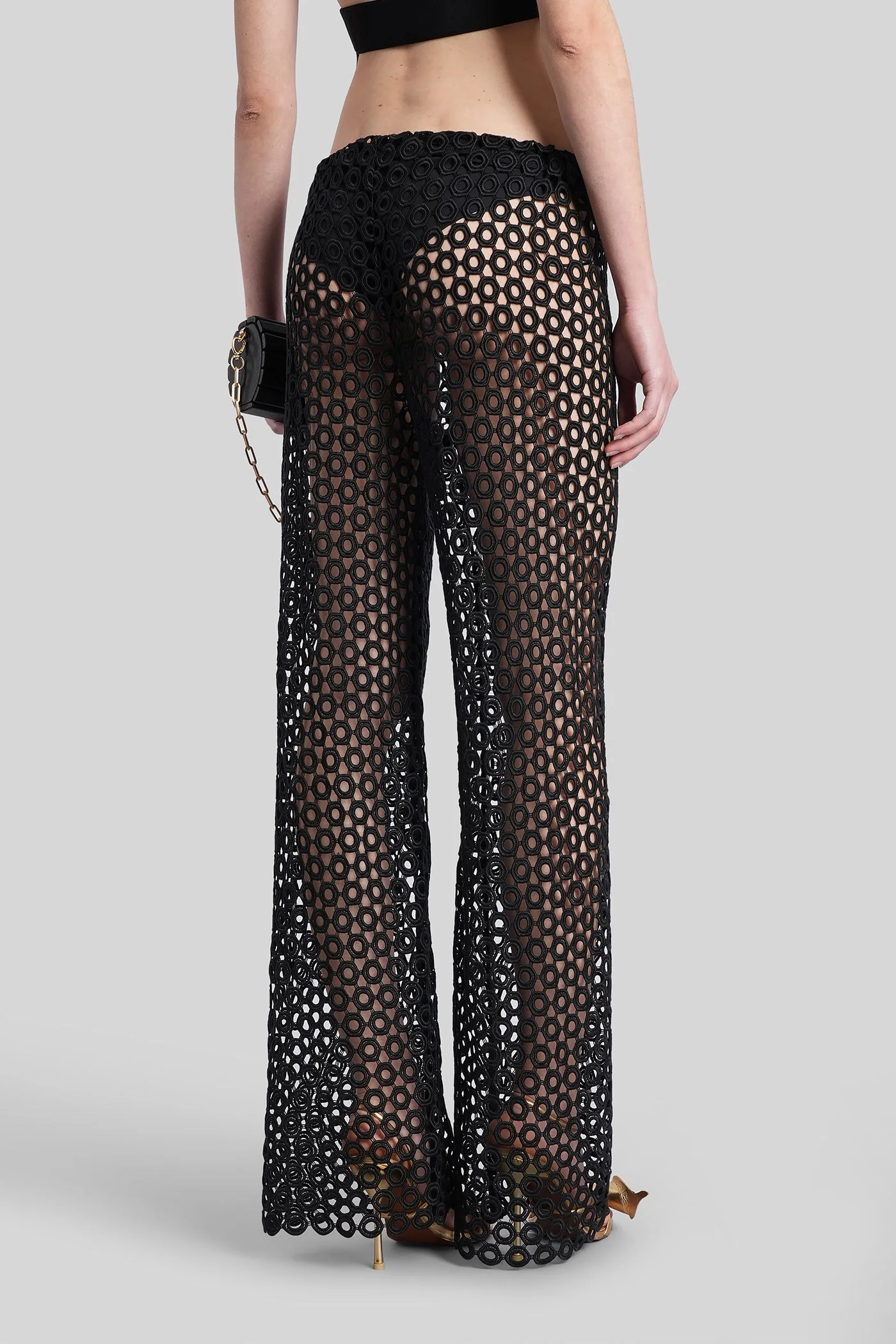 Nesza Pants in black polyester - Image 33