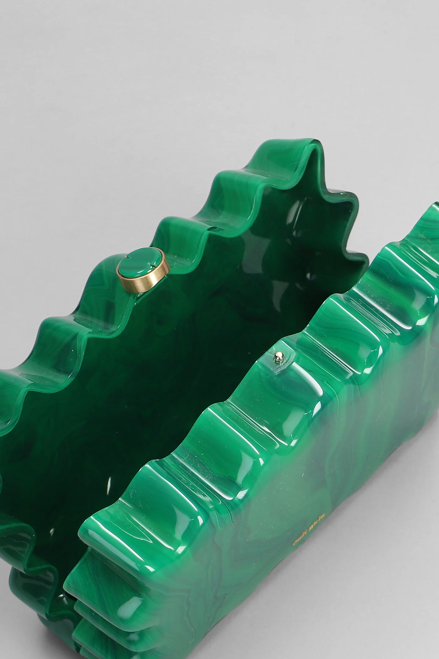 Paloma Clutch in green acrylic - Image 4