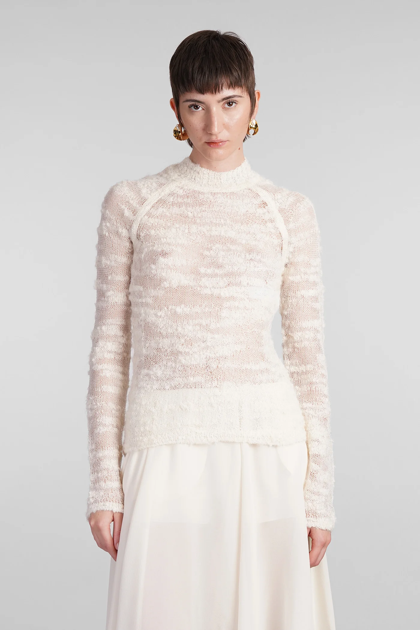 Sima Knitwear in beige wool