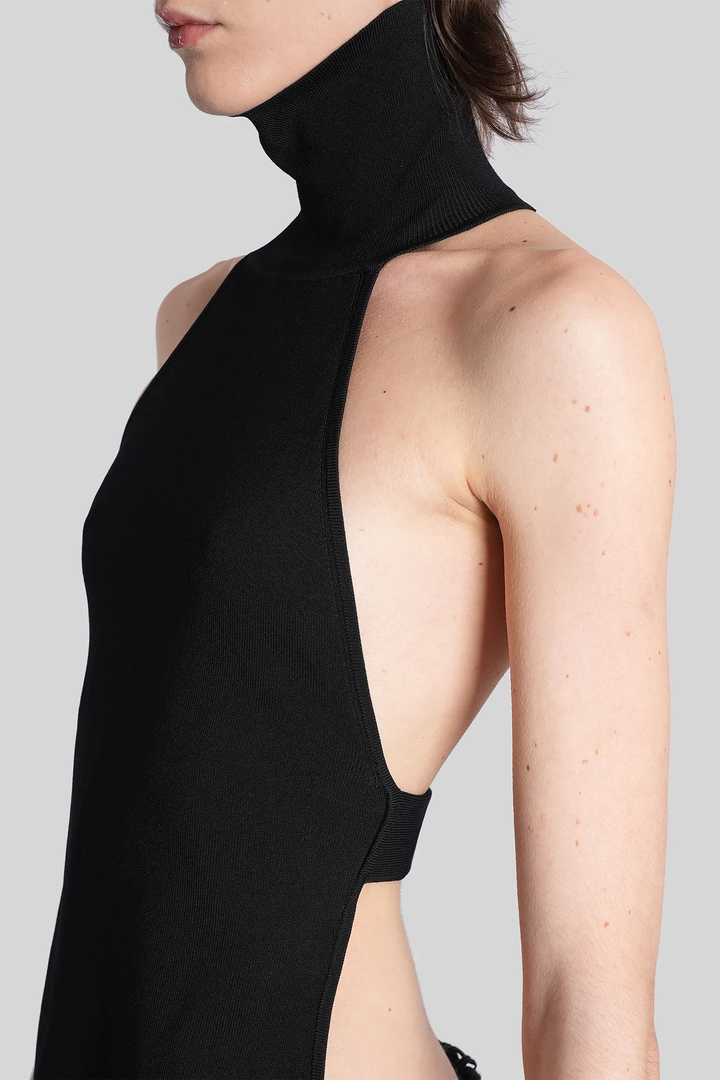 Wake Topwear in black viscose - Image 5