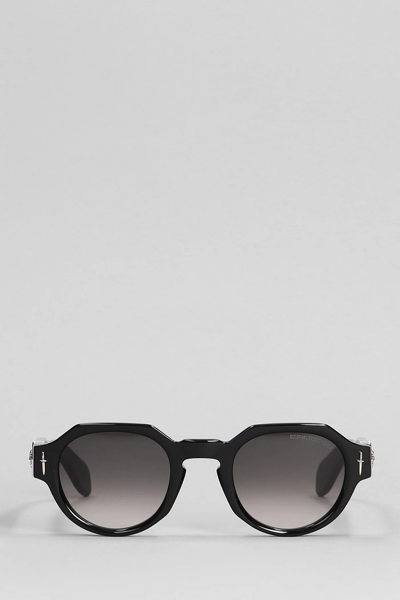 The great frog Sunglasses in black acetate