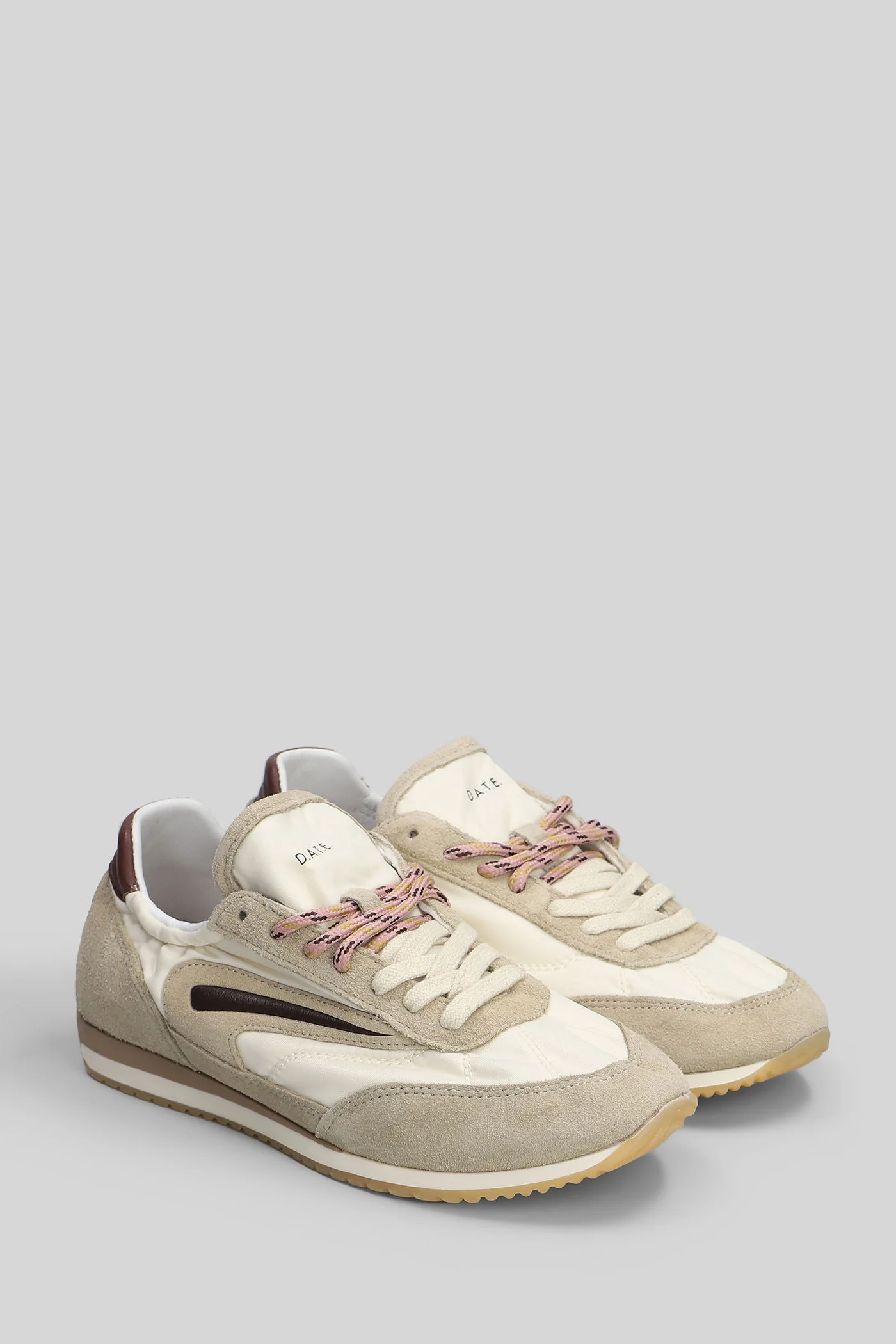 Athleta Ballet Sneakers in beige Suede and fabric - Image 2