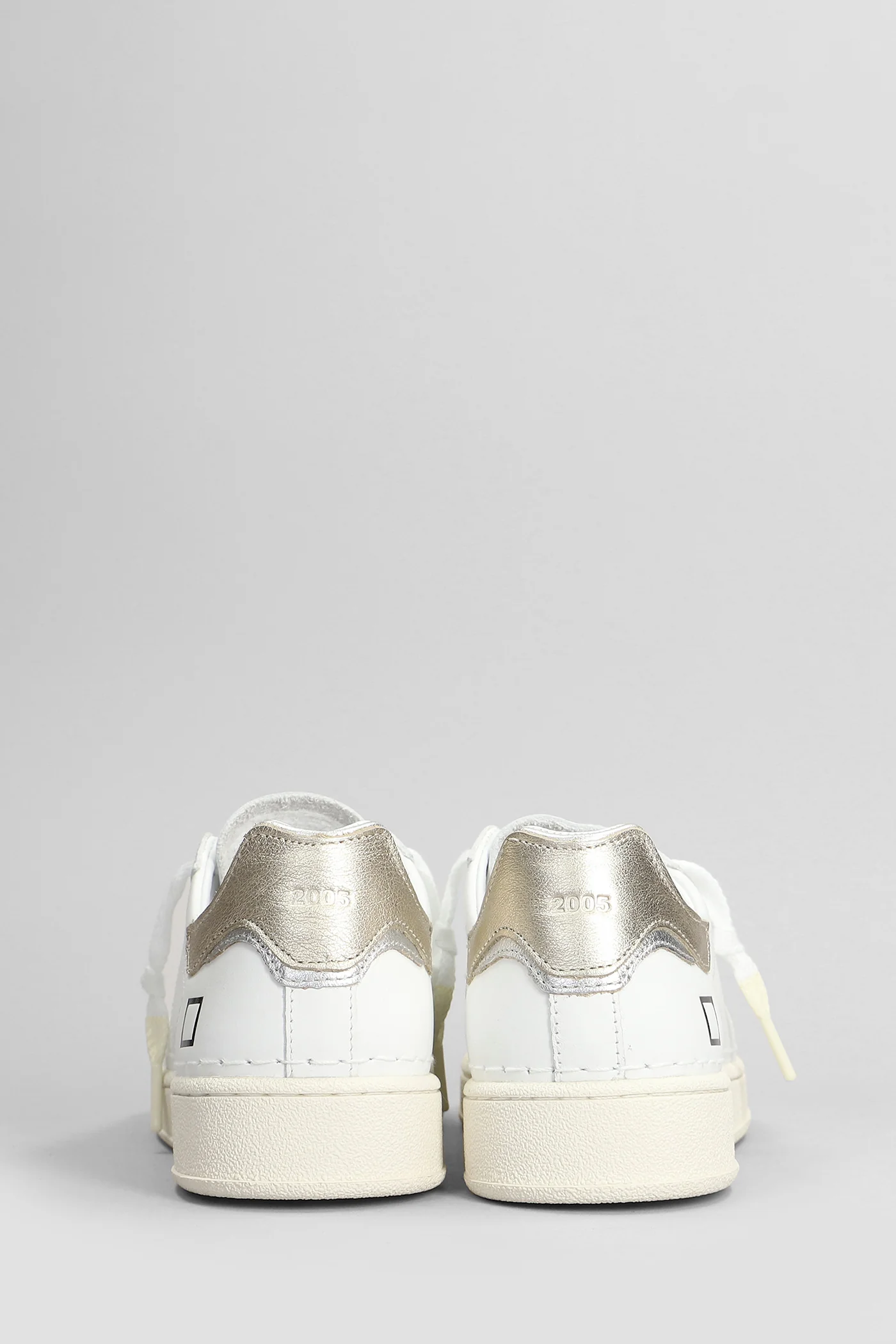 Base Sneakers in white leather - Image 4