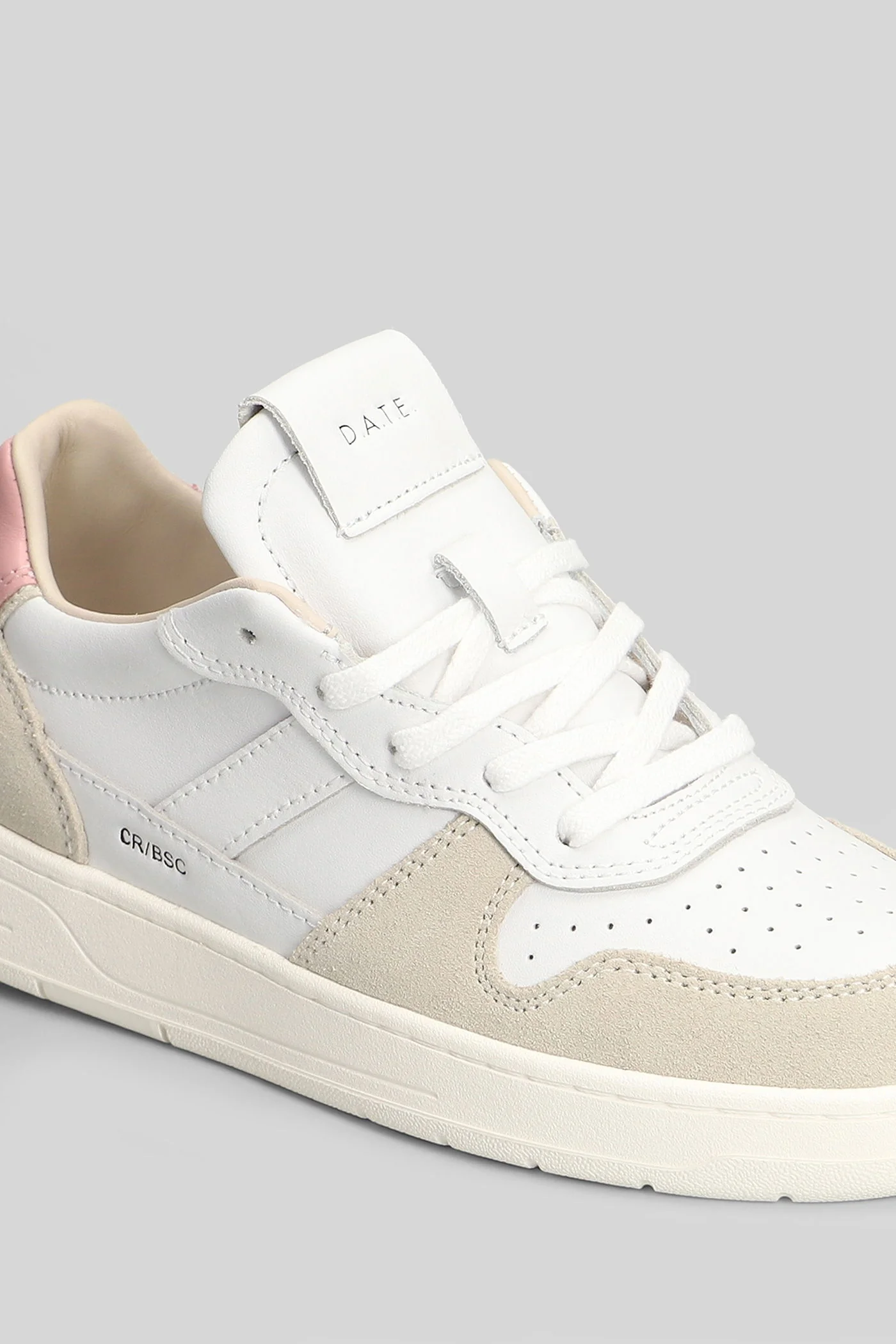 Court 2.0 Basic Sneakers in white suede and leather - Image 5