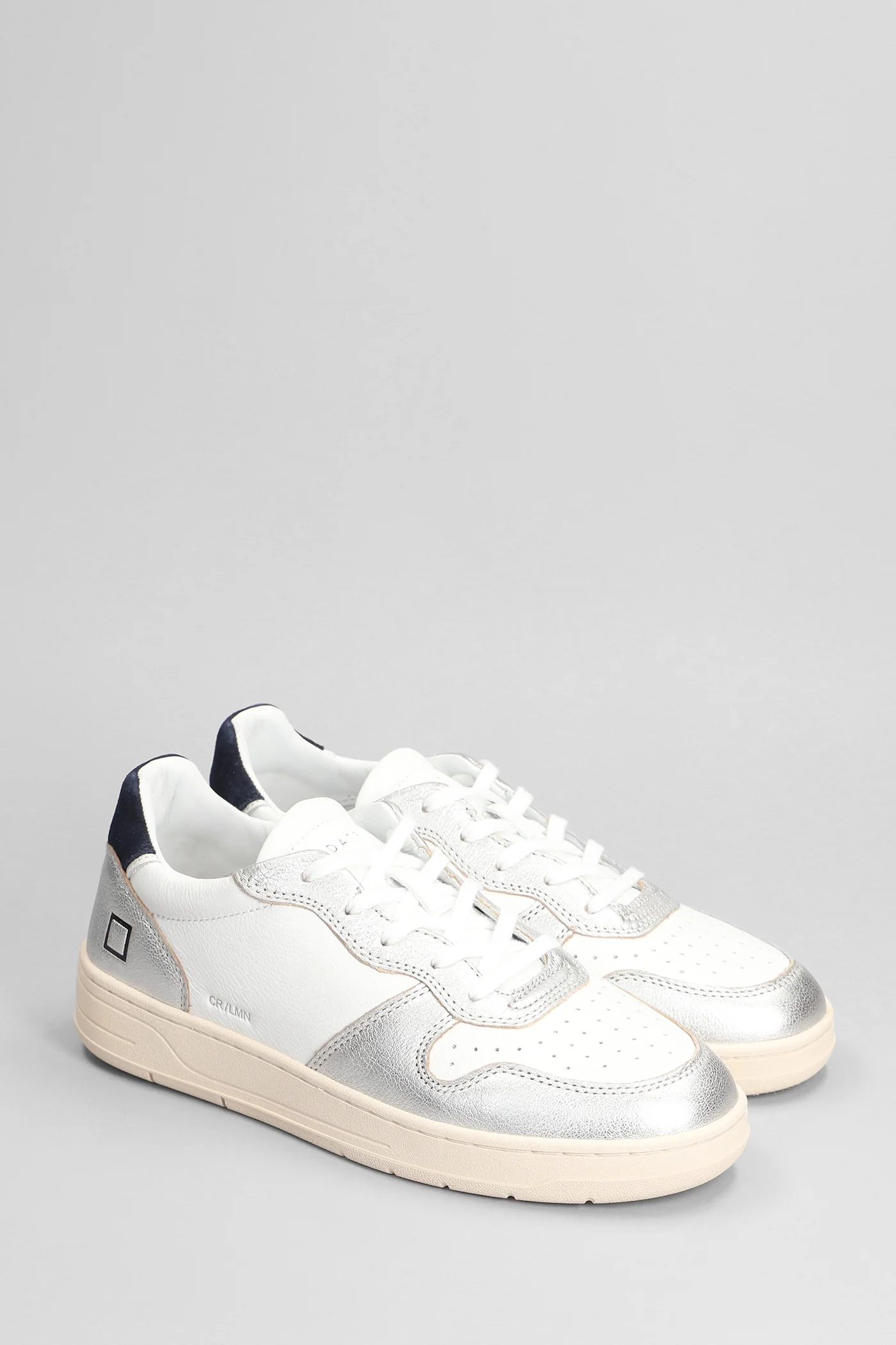 Court Laminated Sneakers in white leather - Image 2