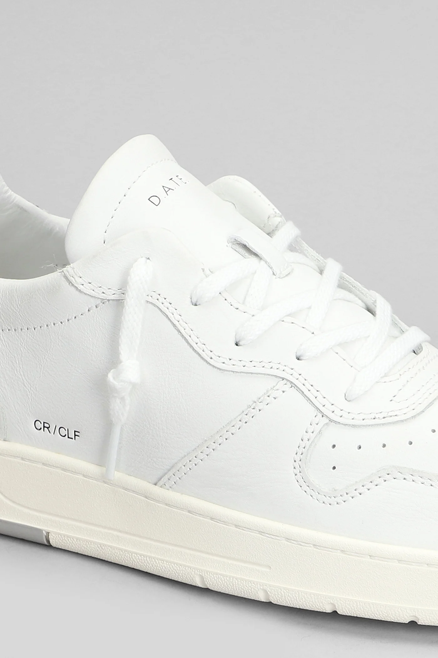 Court Sneakers in white leather - Image 5