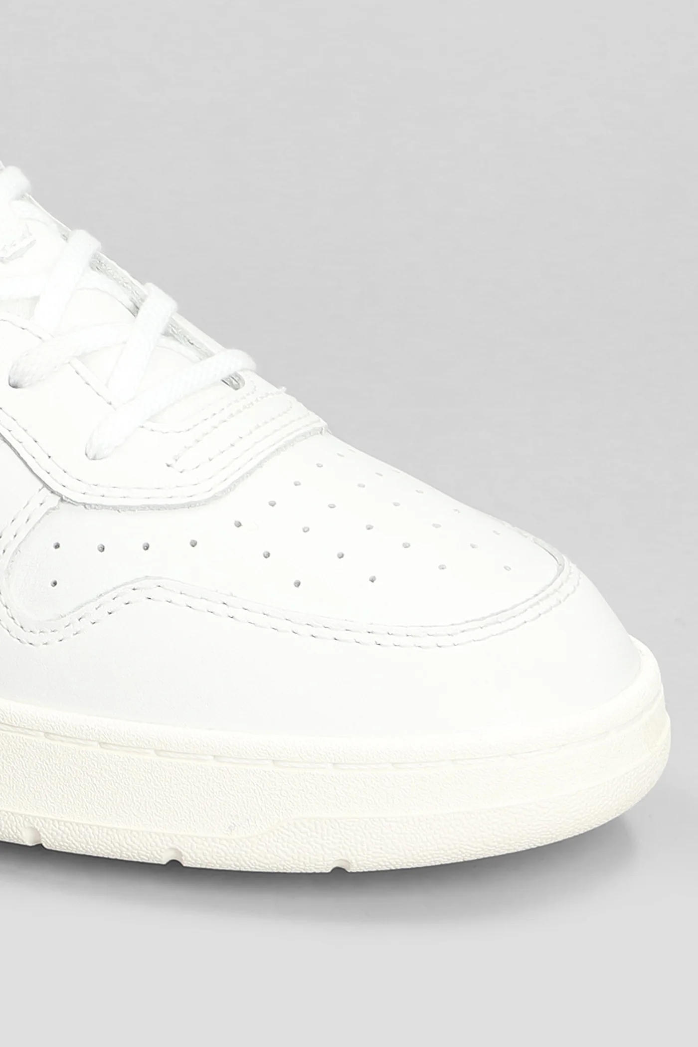 Court Sneakers in white leather - Image 5