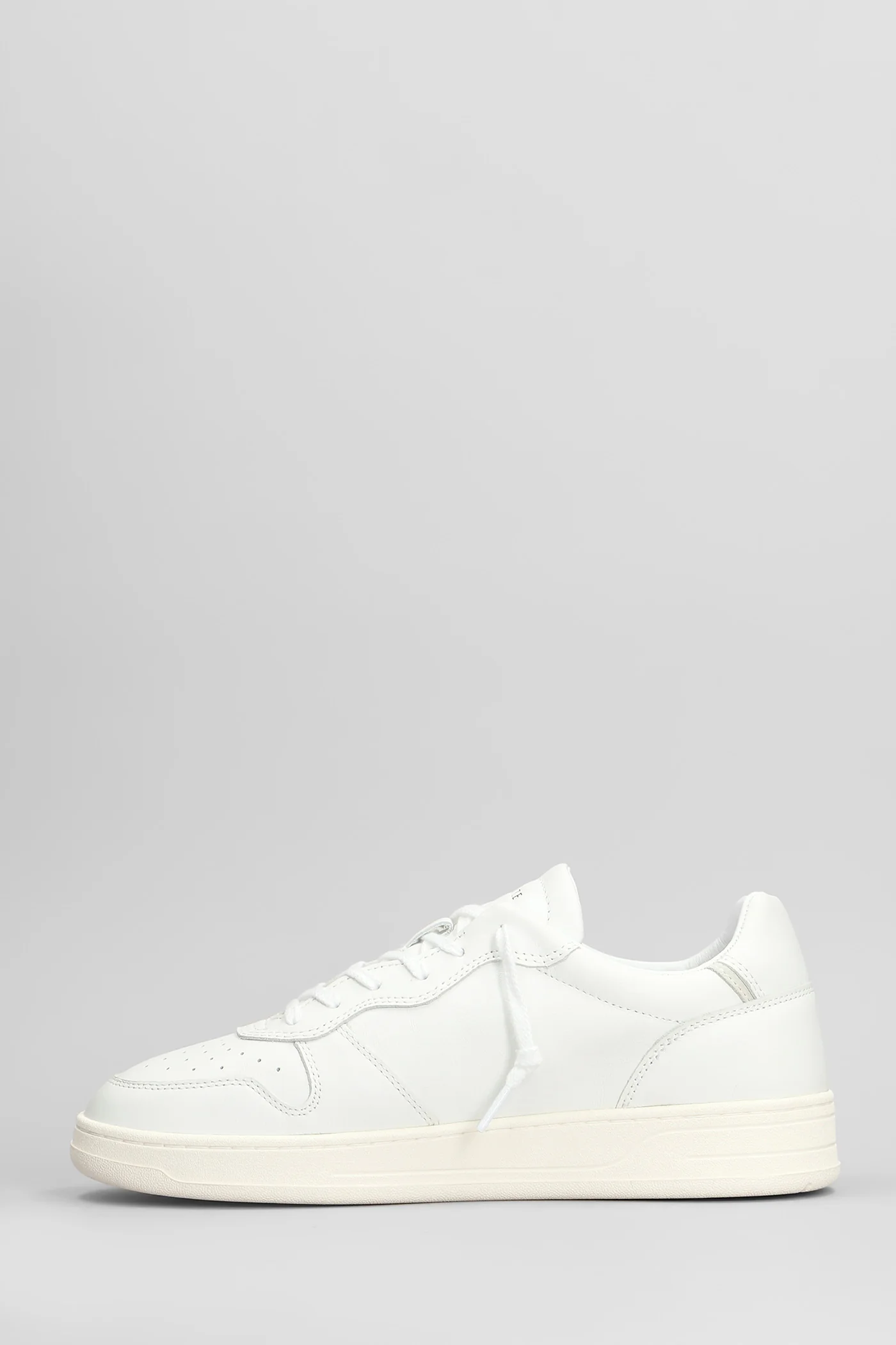 Court Sneakers in white leather - Image 3