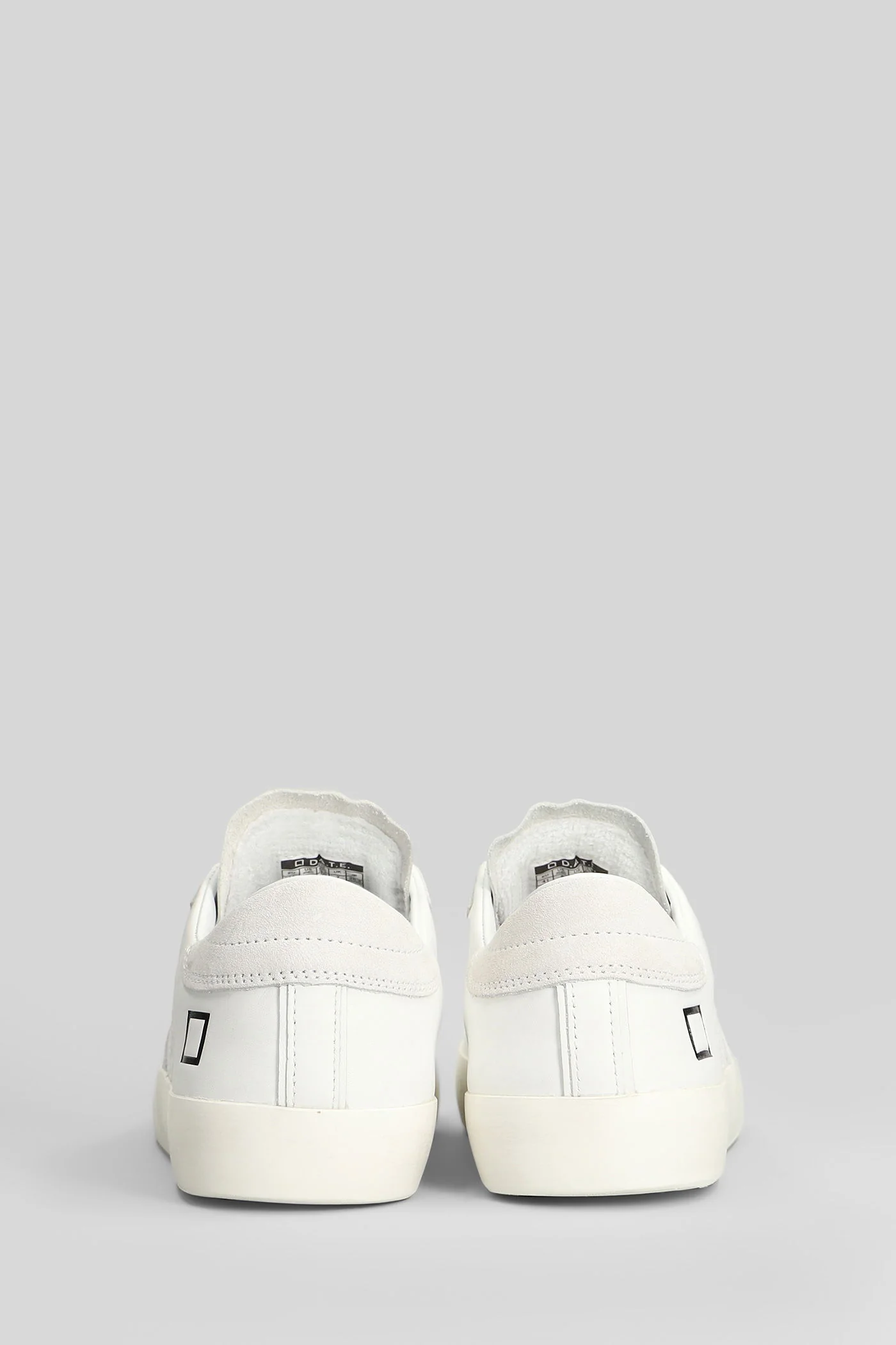 Hill Low Calf Sneakers in white leather - Image 4