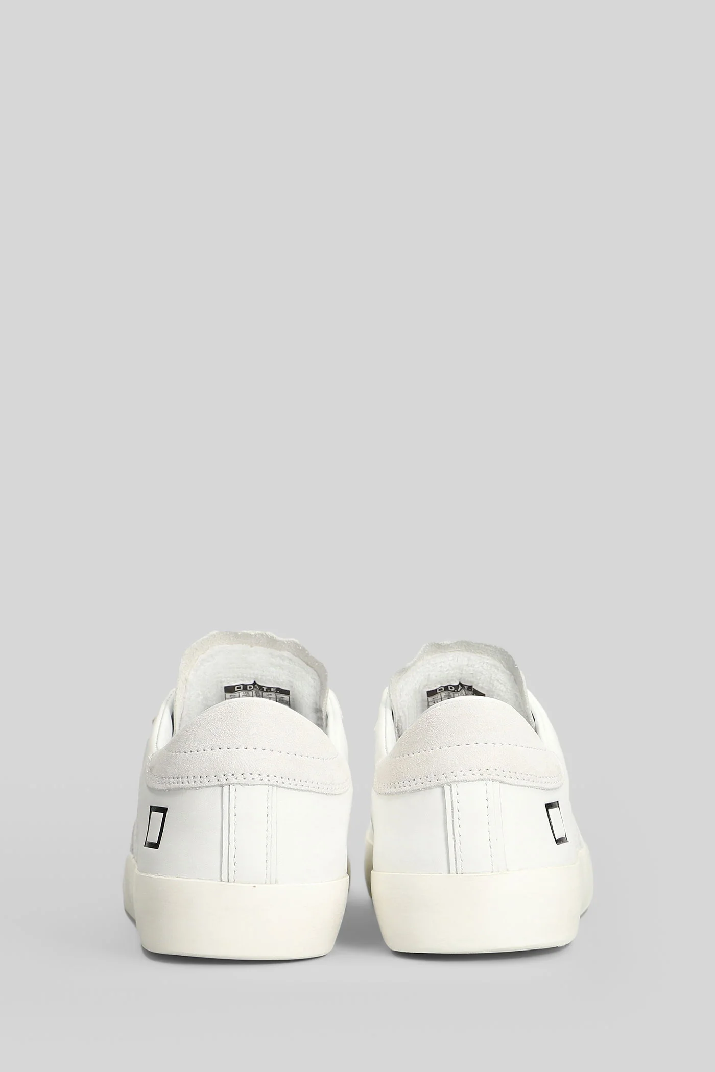 Hill Low Calf Sneakers in white leather - Image 4