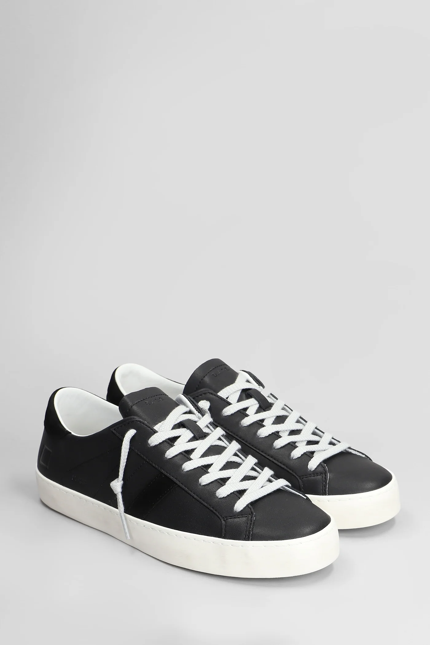 Hill Low Sneakers in black leather - Image 2
