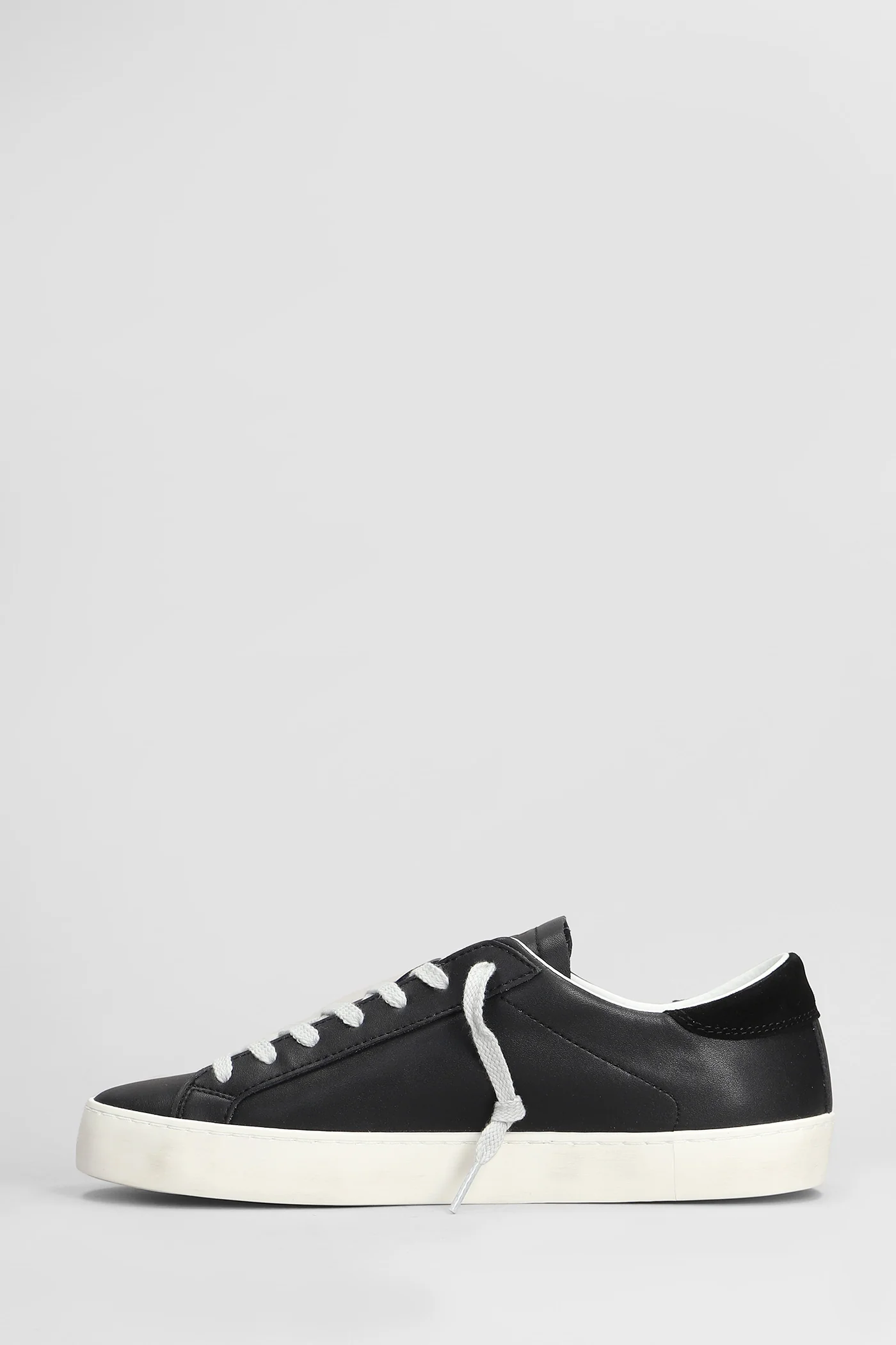 Hill Low Sneakers in black leather - Image 3