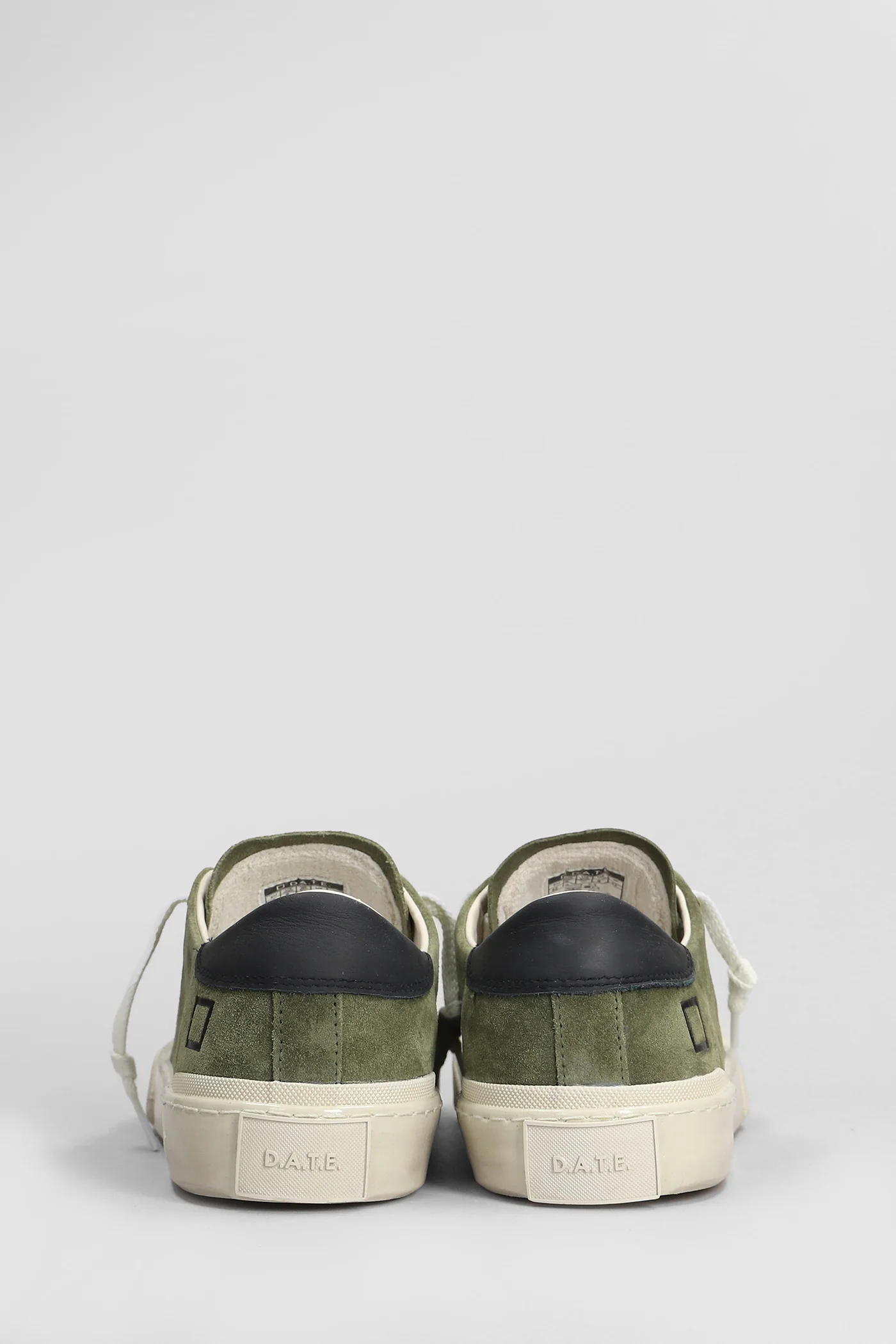 Hill Low Sneakers in green suede - Image 4