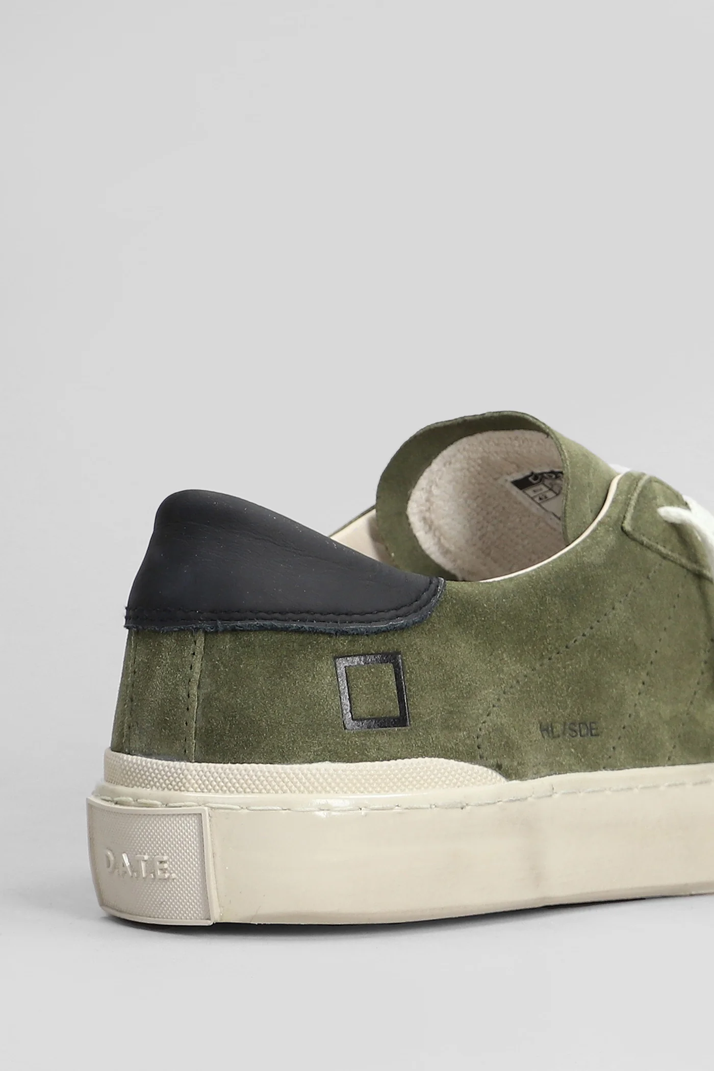 Hill Low Sneakers in green suede - Image 5