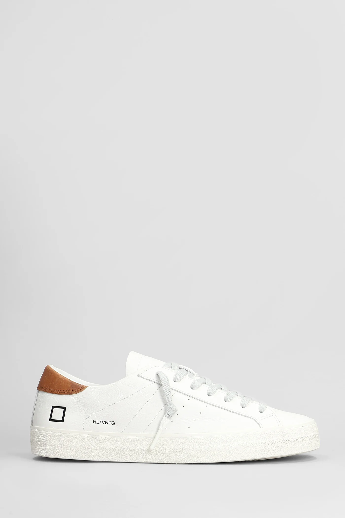 Hill Low Sneakers in white suede and leather