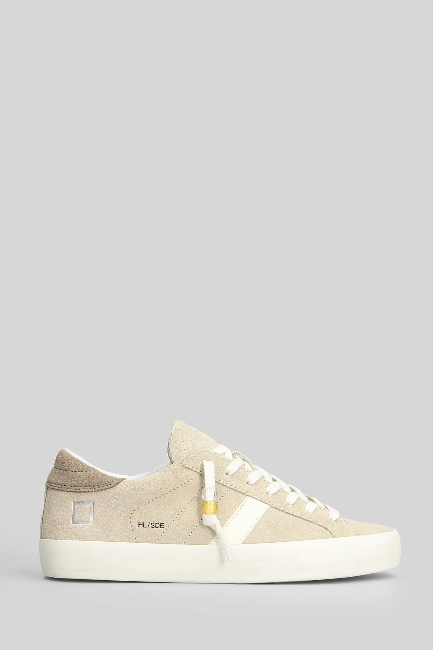 Hill Low Suede Sneakers in beige suede