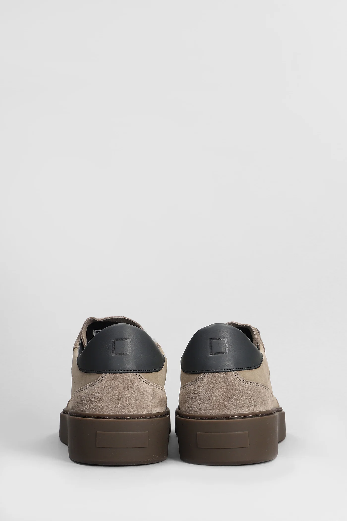 Levante Ground Sneakers in taupe Suede and fabric - Image 4