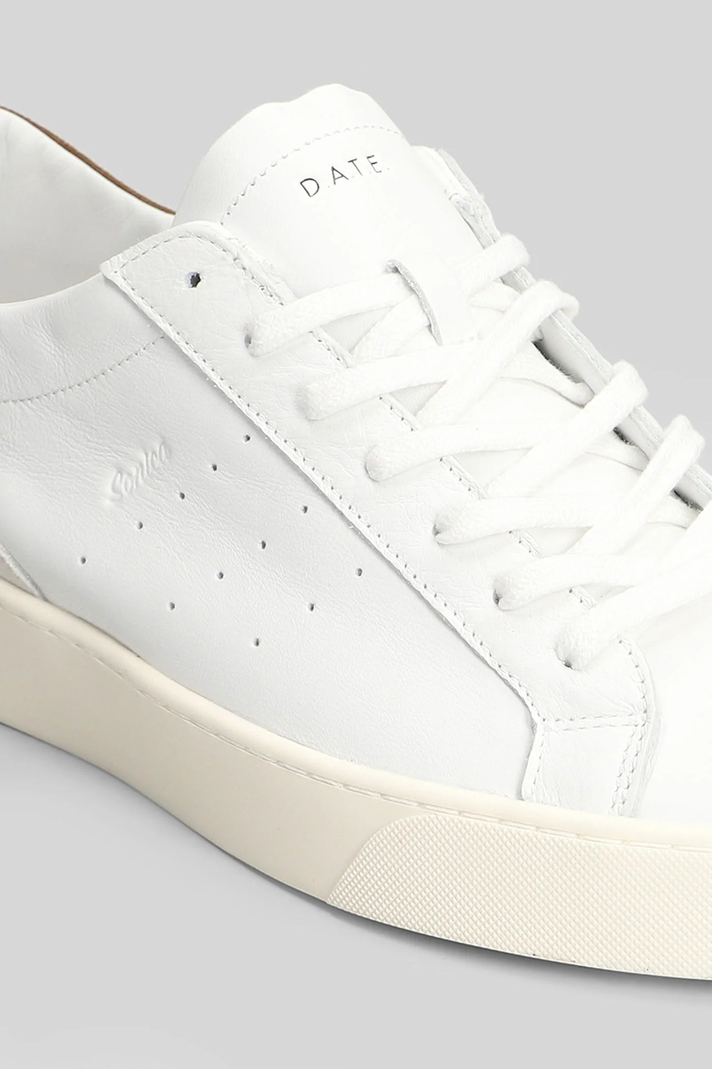 Sonica Calf Sneakers in white leather - Image 5