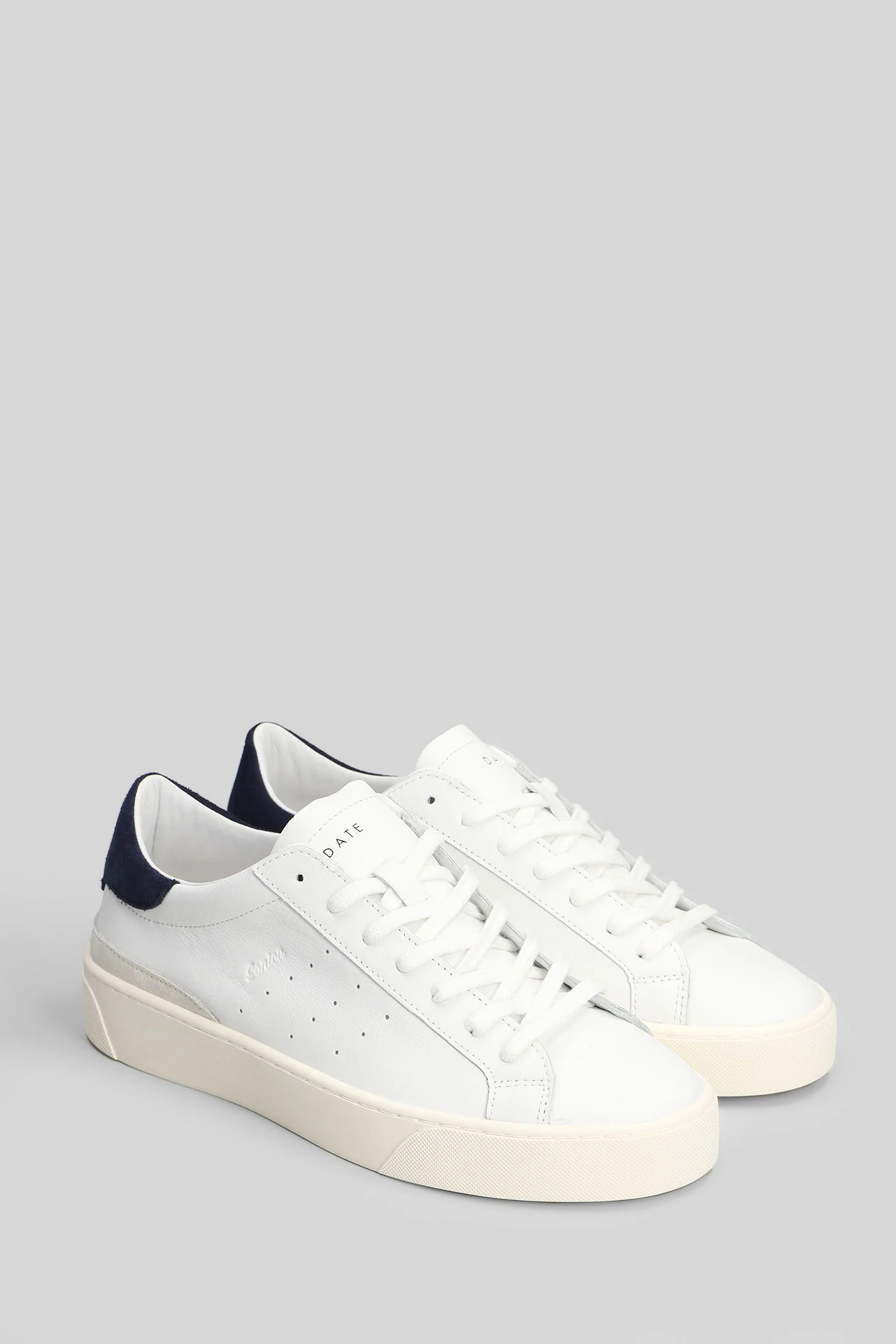 Sonica Calf Sneakers in white leather - Image 2