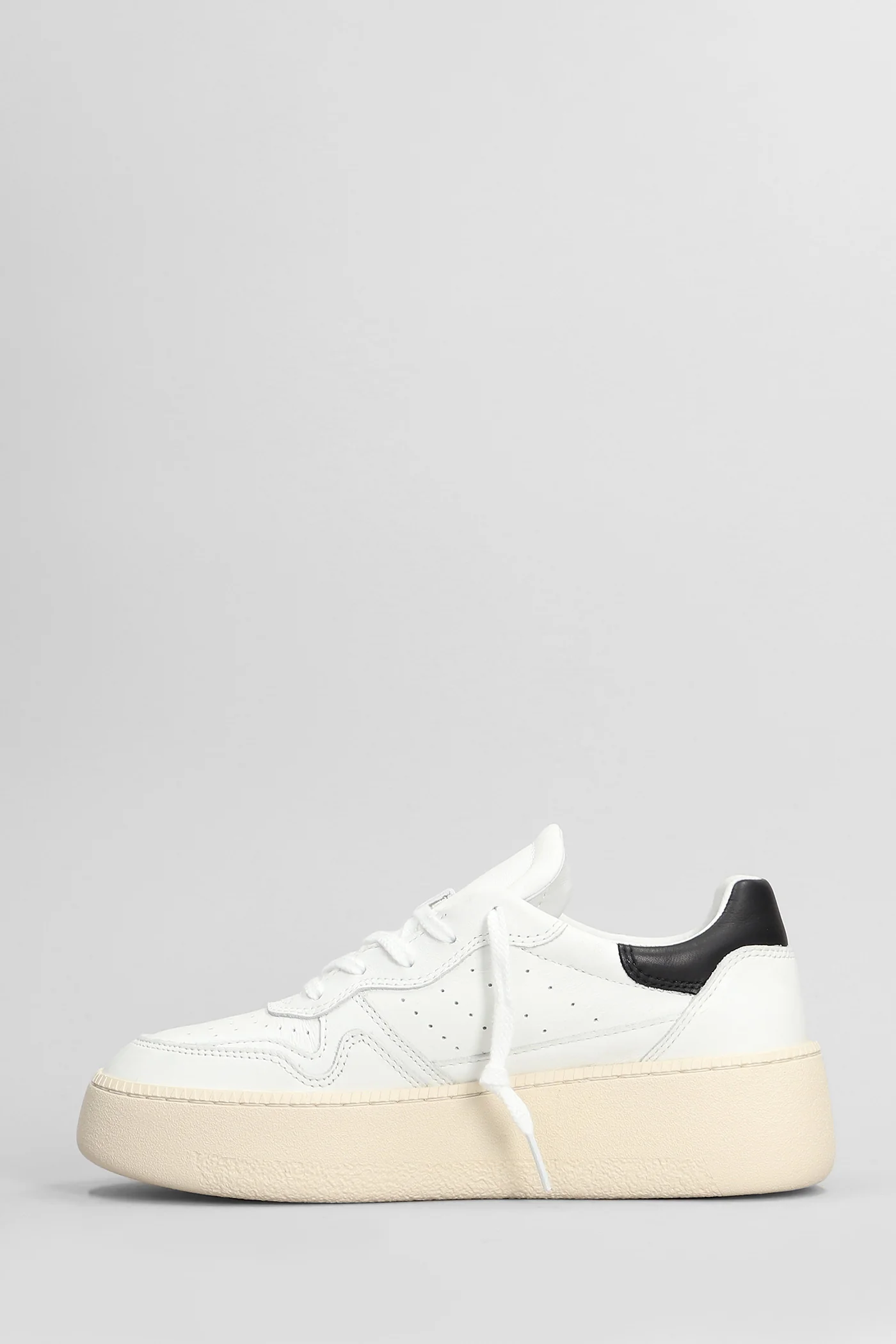 Step Sneakers in white leather - Image 3