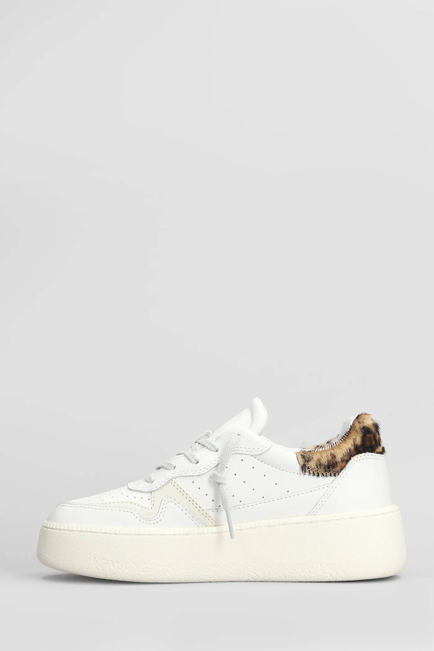 Step Sneakers in white leather - Image 3