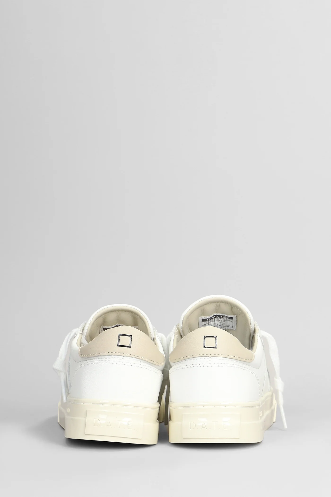 Studio Sneakers in white leather - Image 4