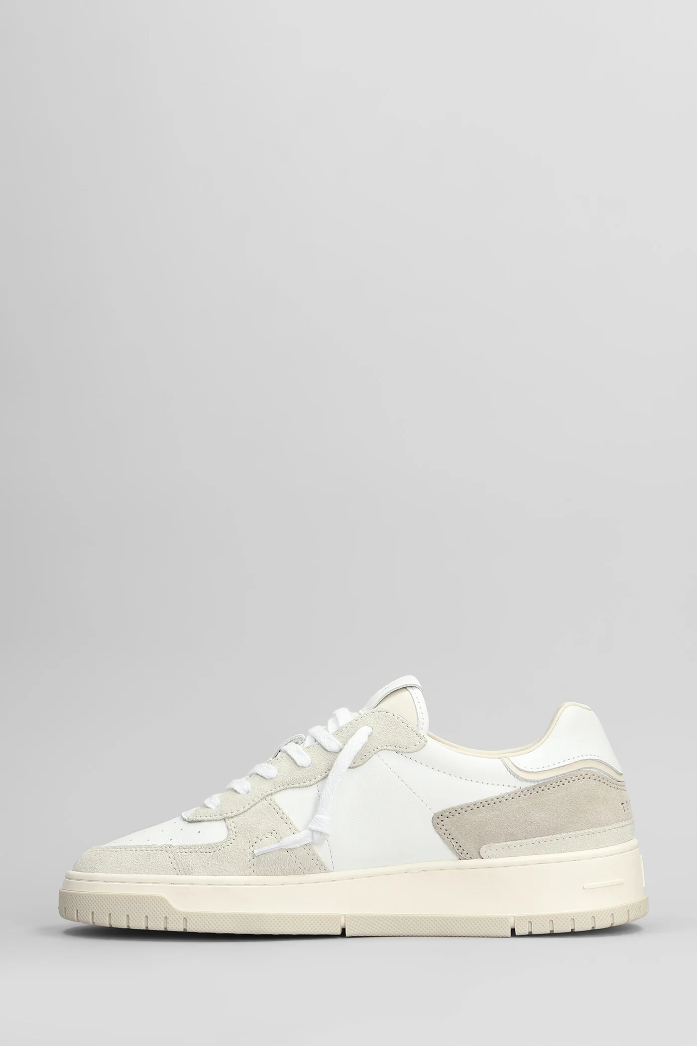 Torneo Colored Sneakers in white suede and leather - Image 3