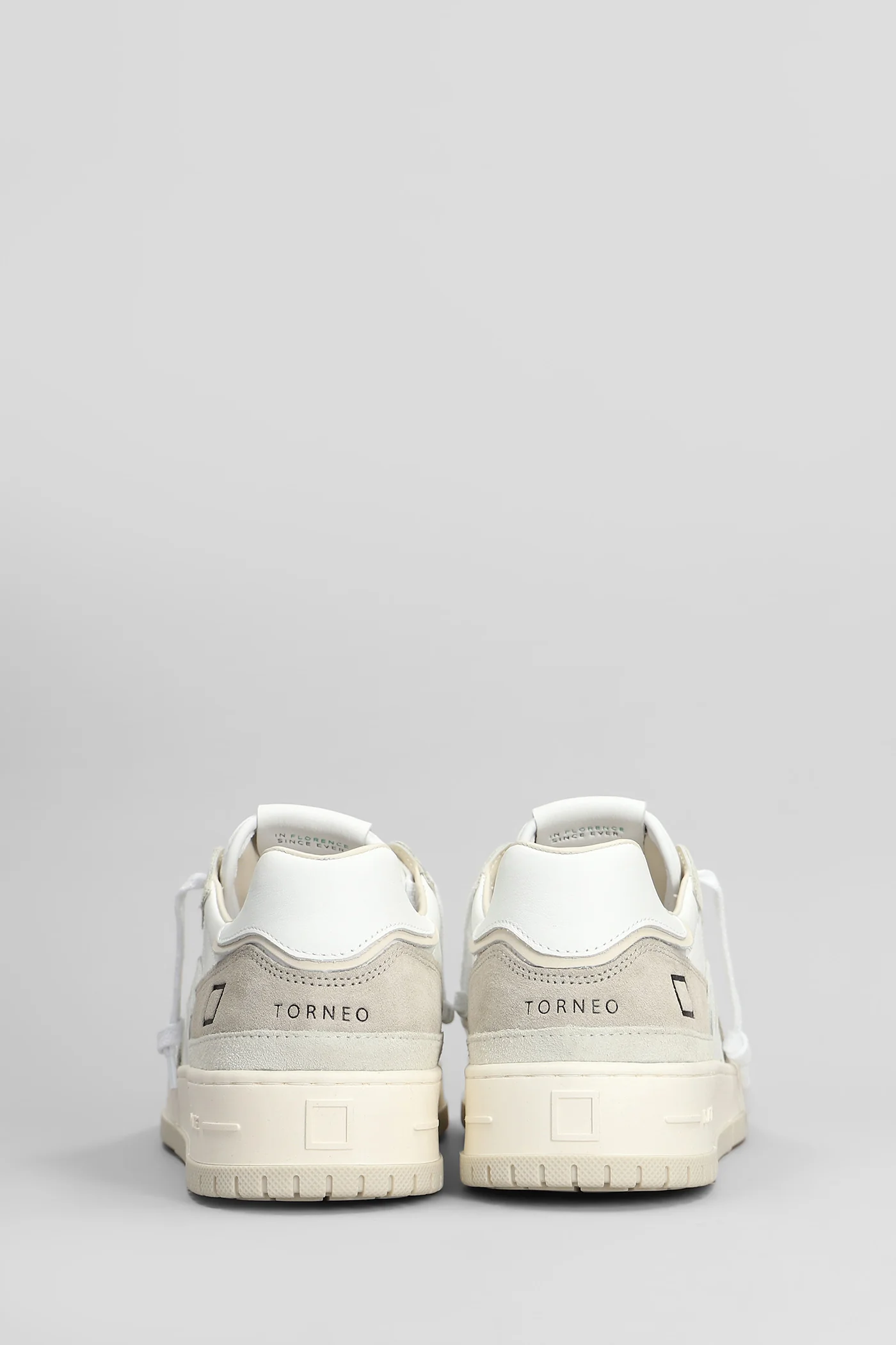 Torneo Colored Sneakers in white suede and leather - Image 4