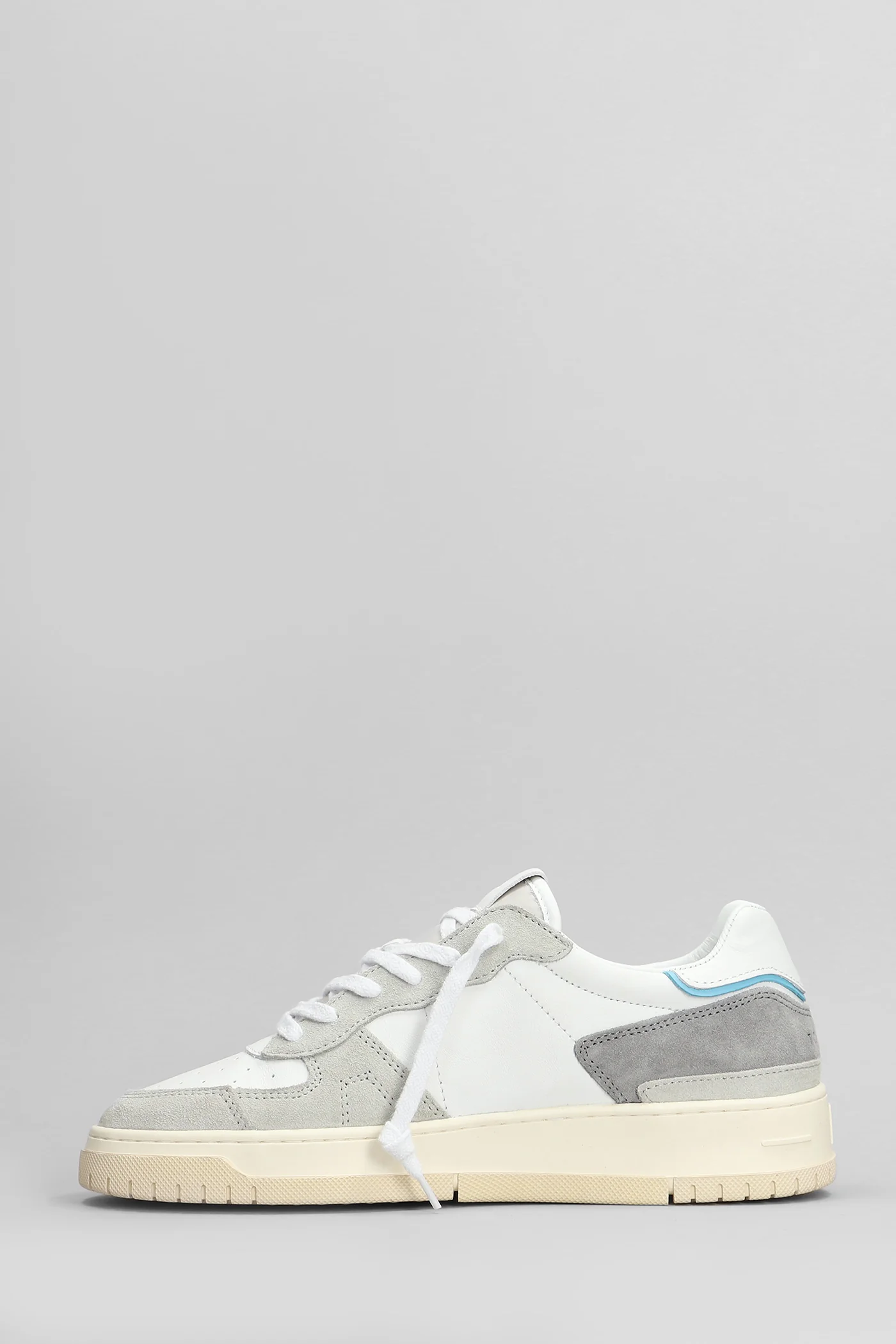 Torneo Pure Soft Sneakers in white suede and leather - Image 3