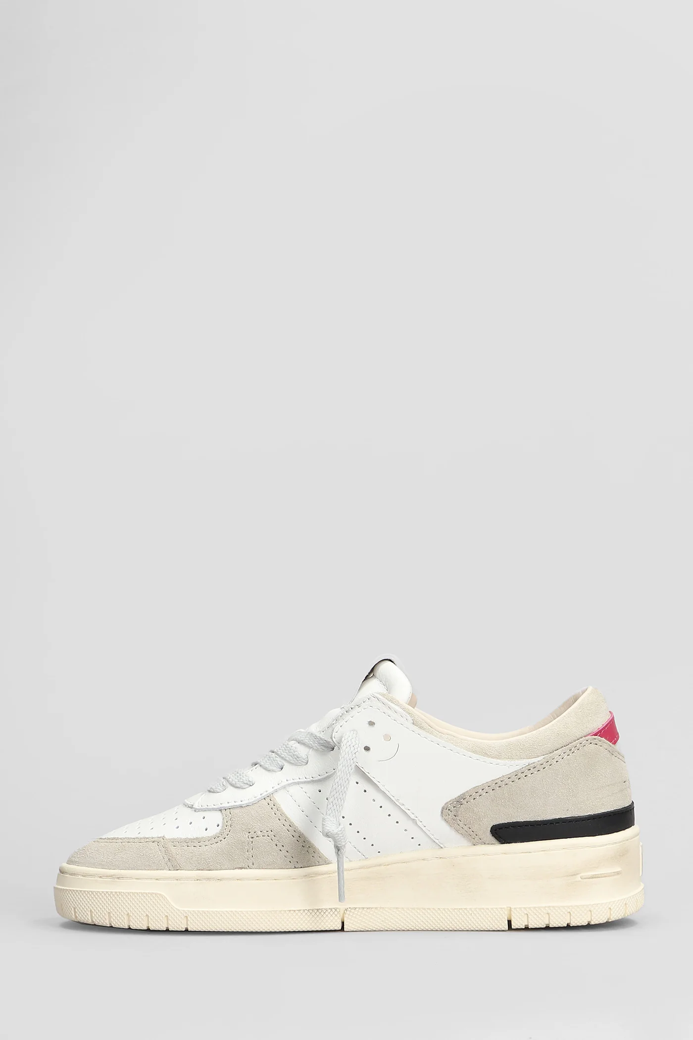 Torneo Sneakers in white suede and leather - Image 3