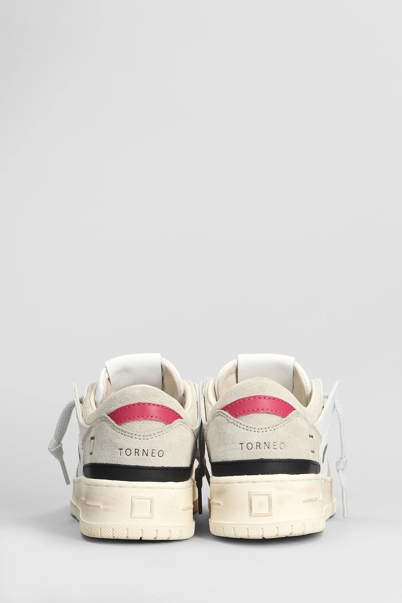 Torneo Sneakers in white suede and leather - Image 4