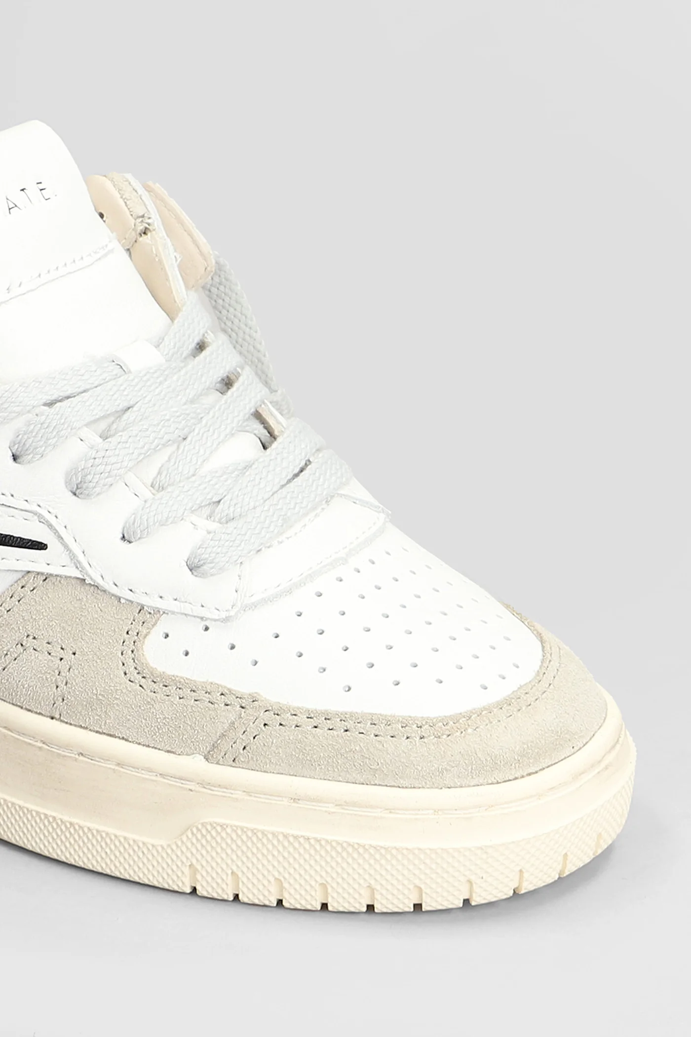 Torneo Sneakers in white suede and leather - Image 5