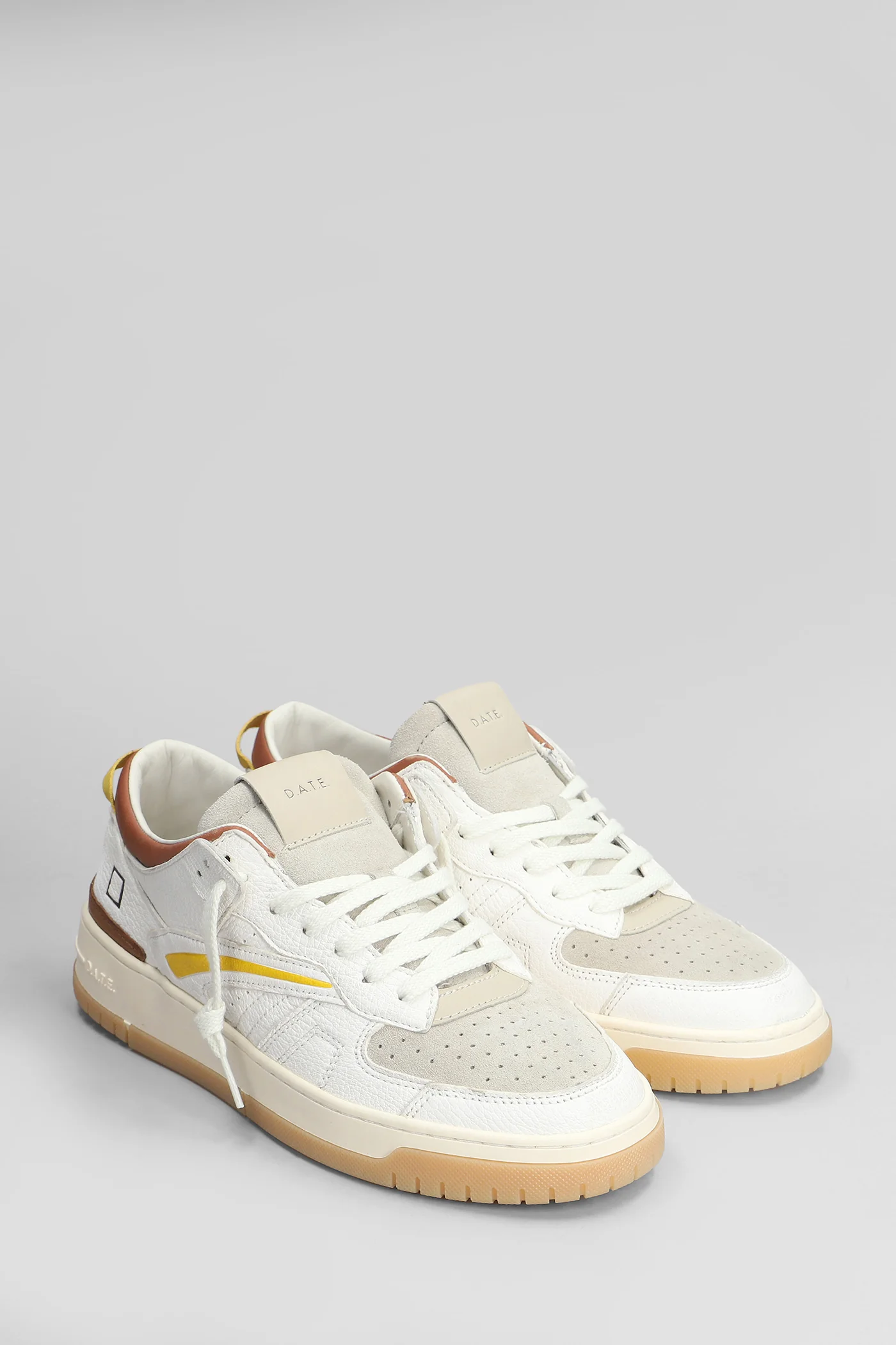 Torneo Sneakers in white suede and leather - Image 2
