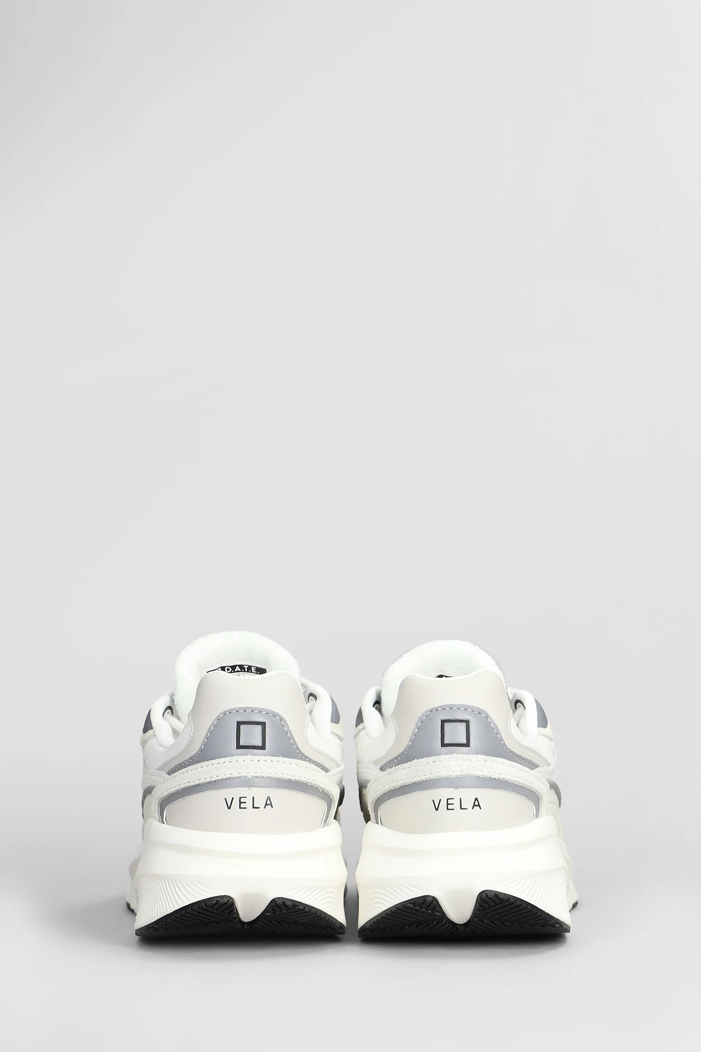 Vela Sneakers in white suede and leather - Image 4