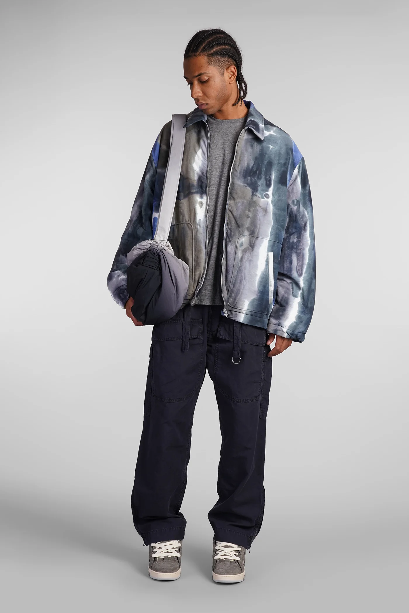 Buz Pants in blue cotton - Image 2
