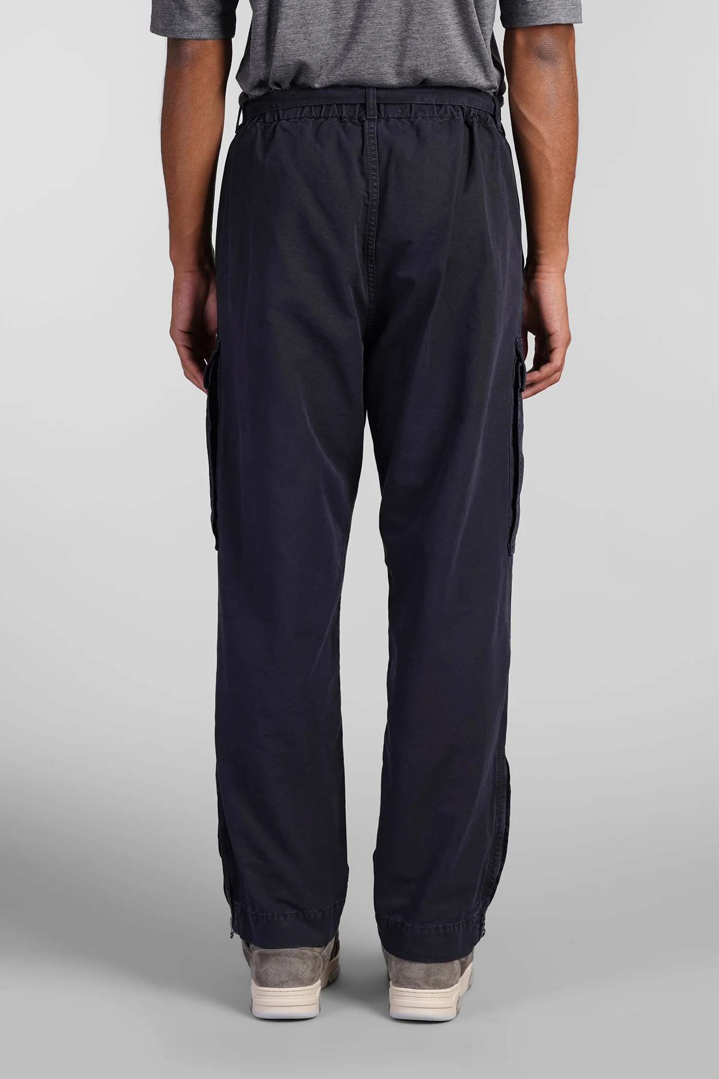 Buz Pants in blue cotton - Image 3