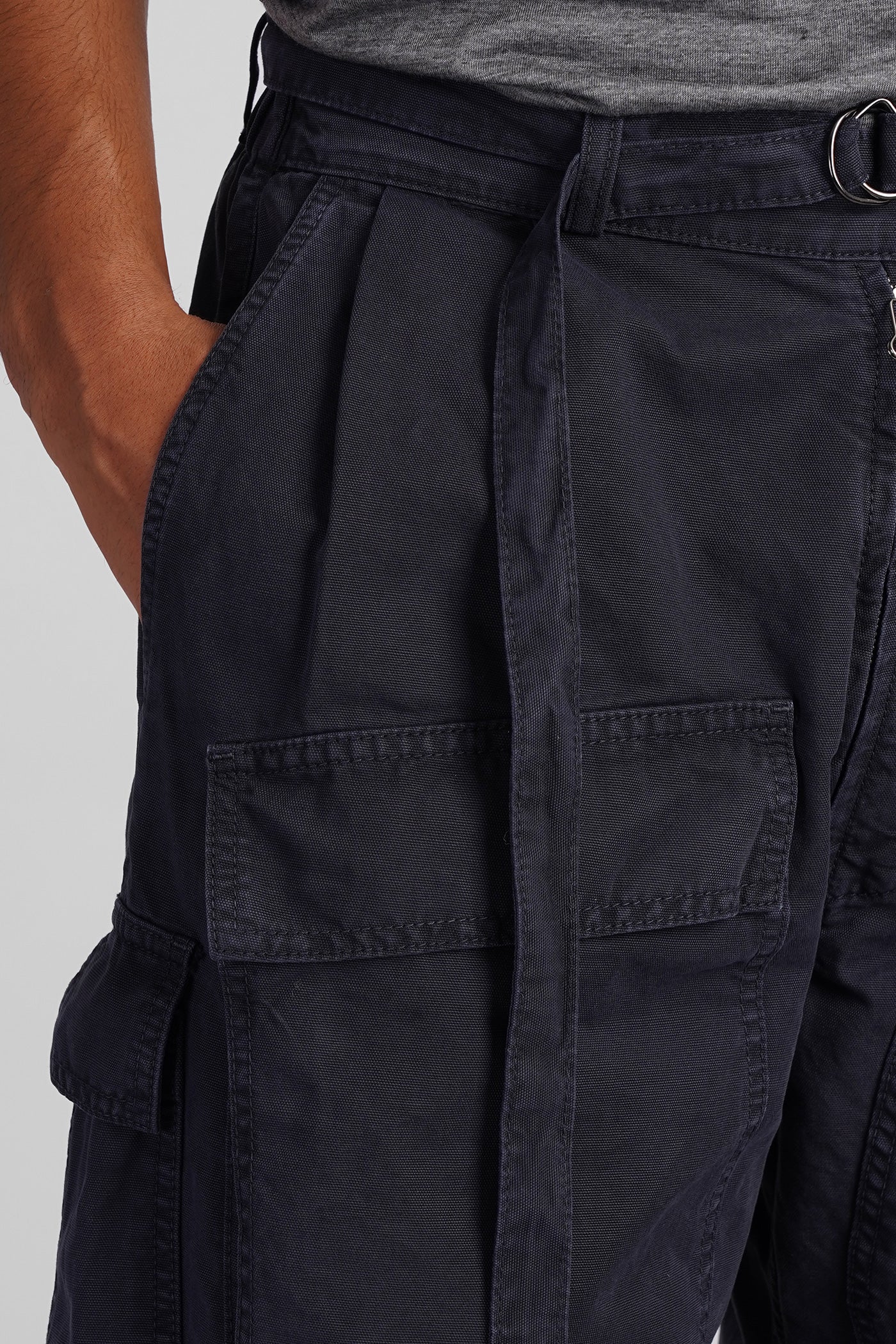 Buz Pants in blue cotton - Image 5
